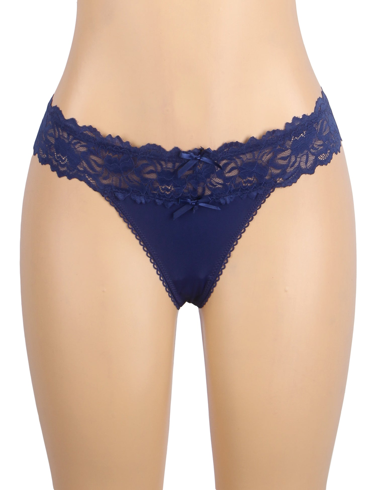 High Quality Blue Sexy Floral Lace Panty