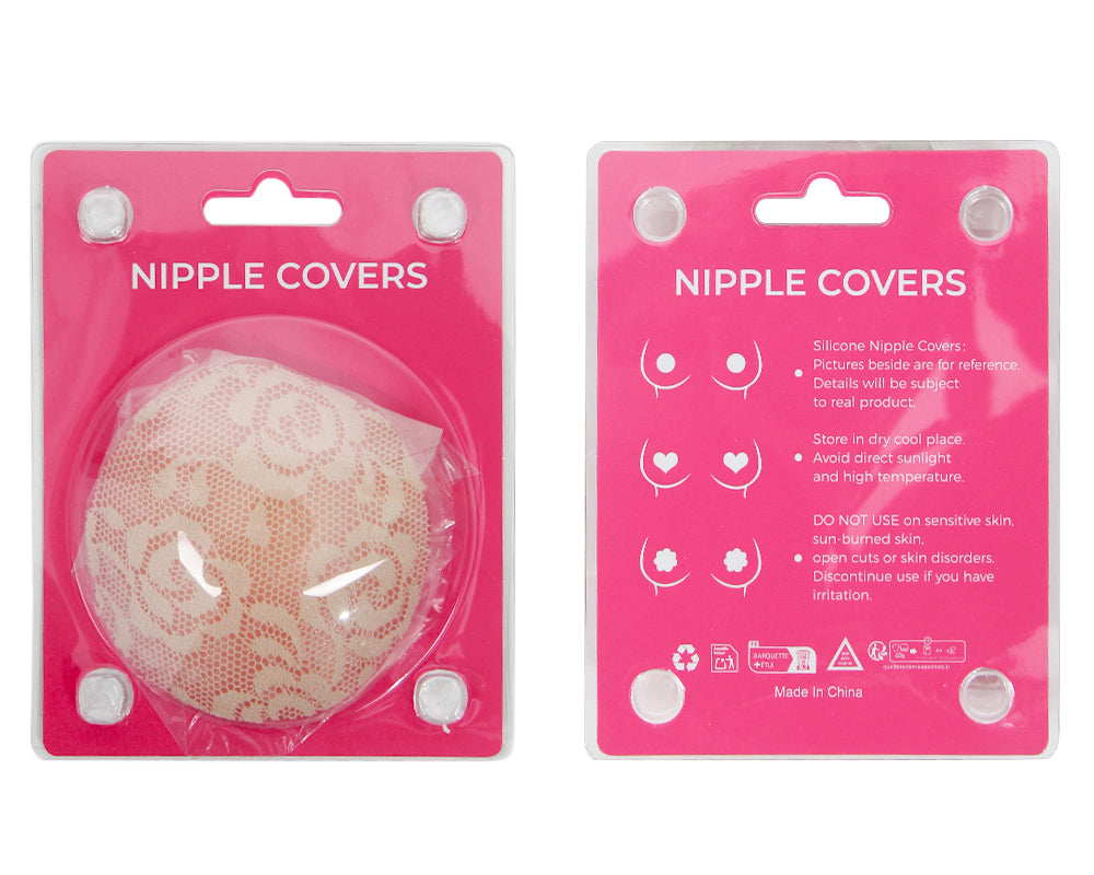 Nude Color Silicone Lace Lifting Nipple Covers