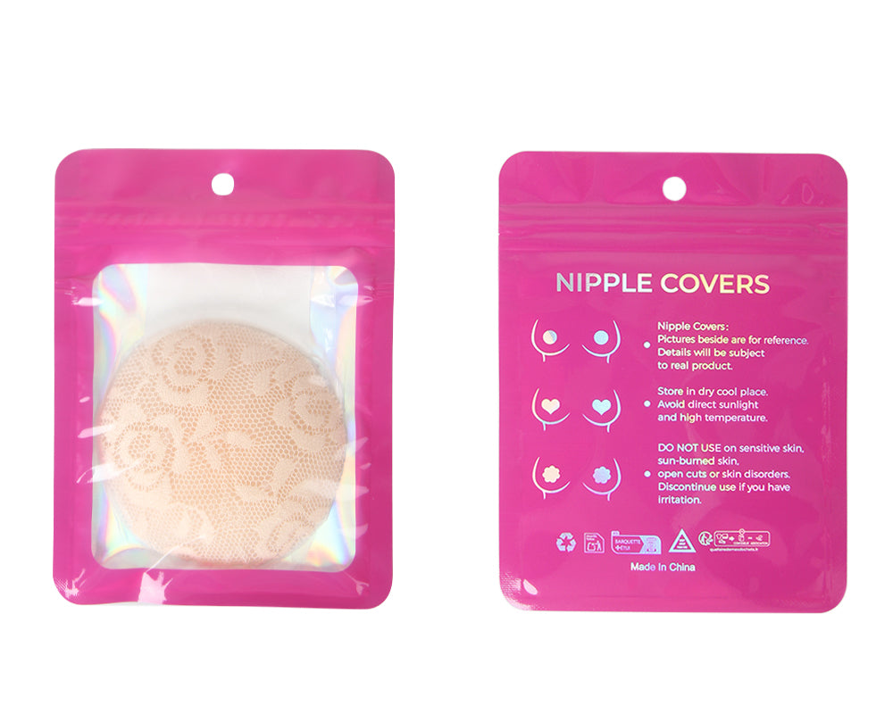 Nude Color Silicone Lace Lifting Nipple Covers