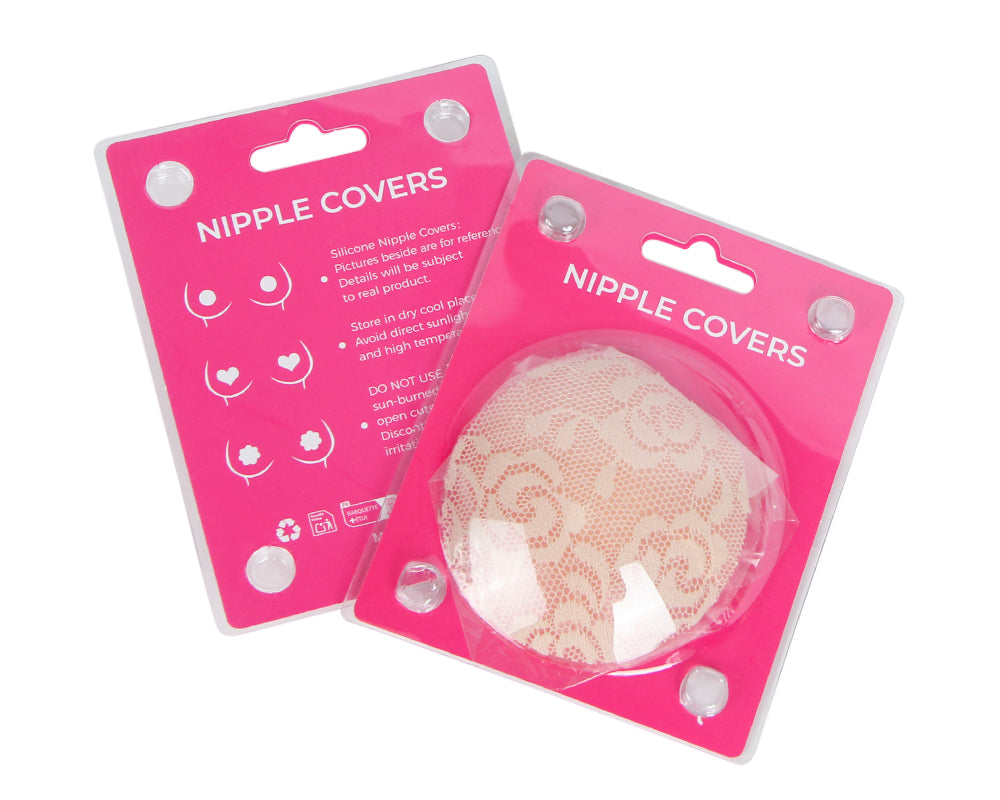Nude Color Silicone Lace Lifting Nipple Covers