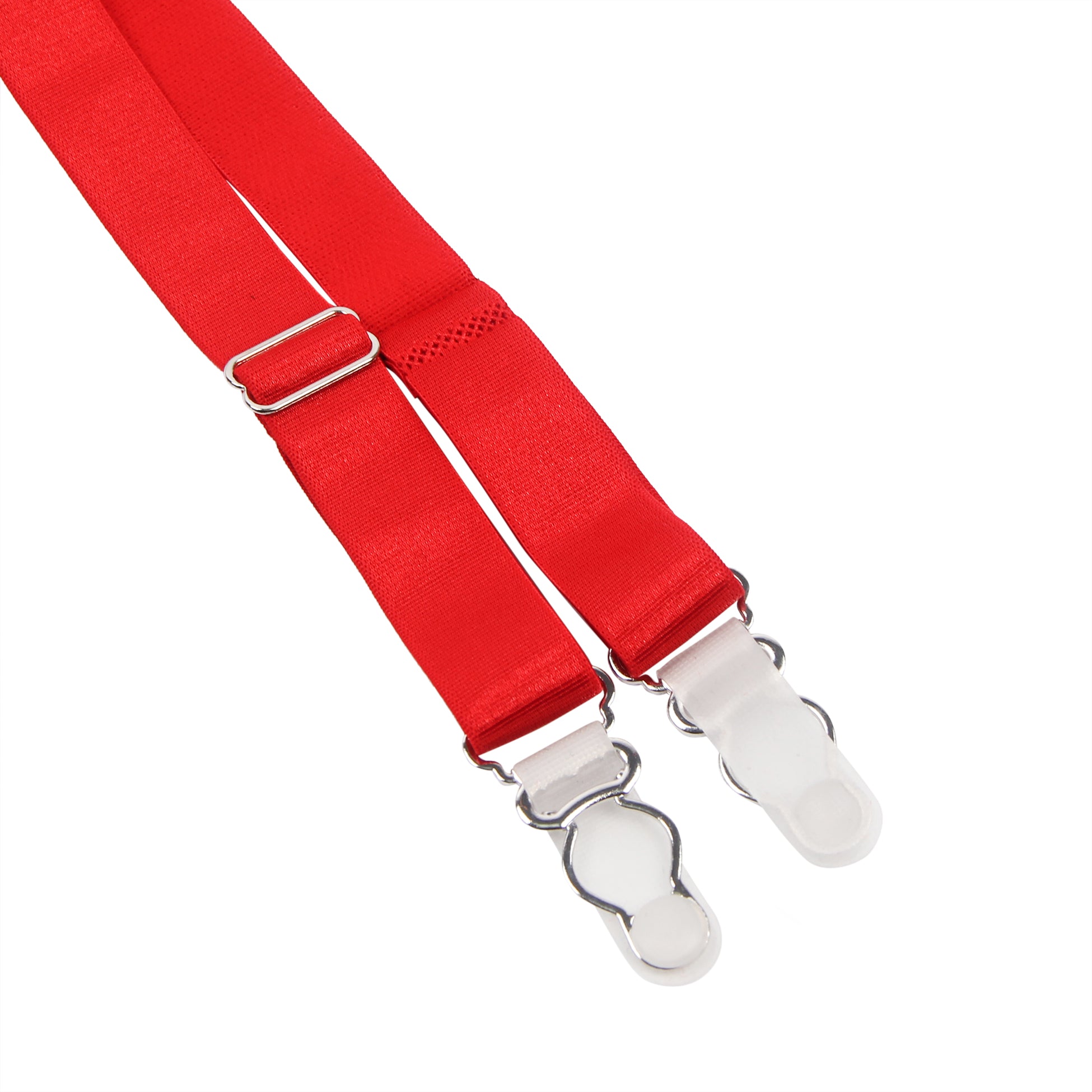 Red Sexy Lace Metal Clips Garter Panty