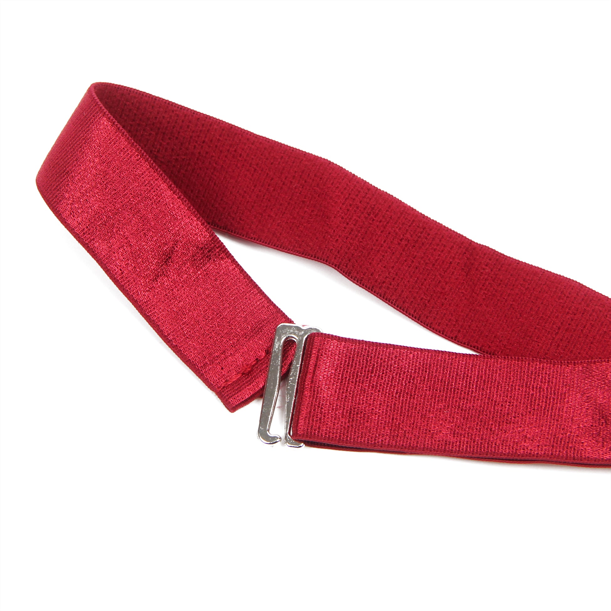 Burgundy PU leather Suspender Sexy Nightdress
