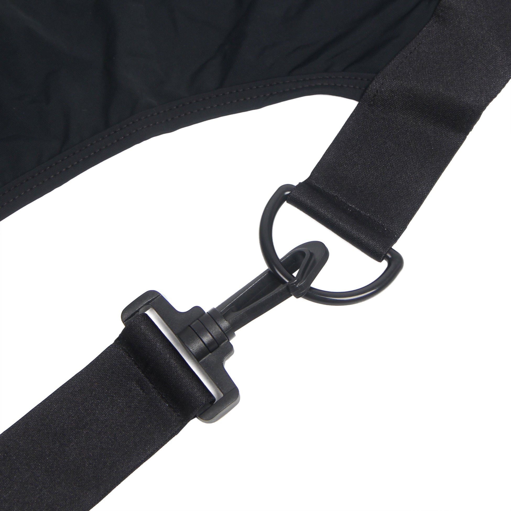 Black Ice Silk Harness Sexy Men Lingerie Set