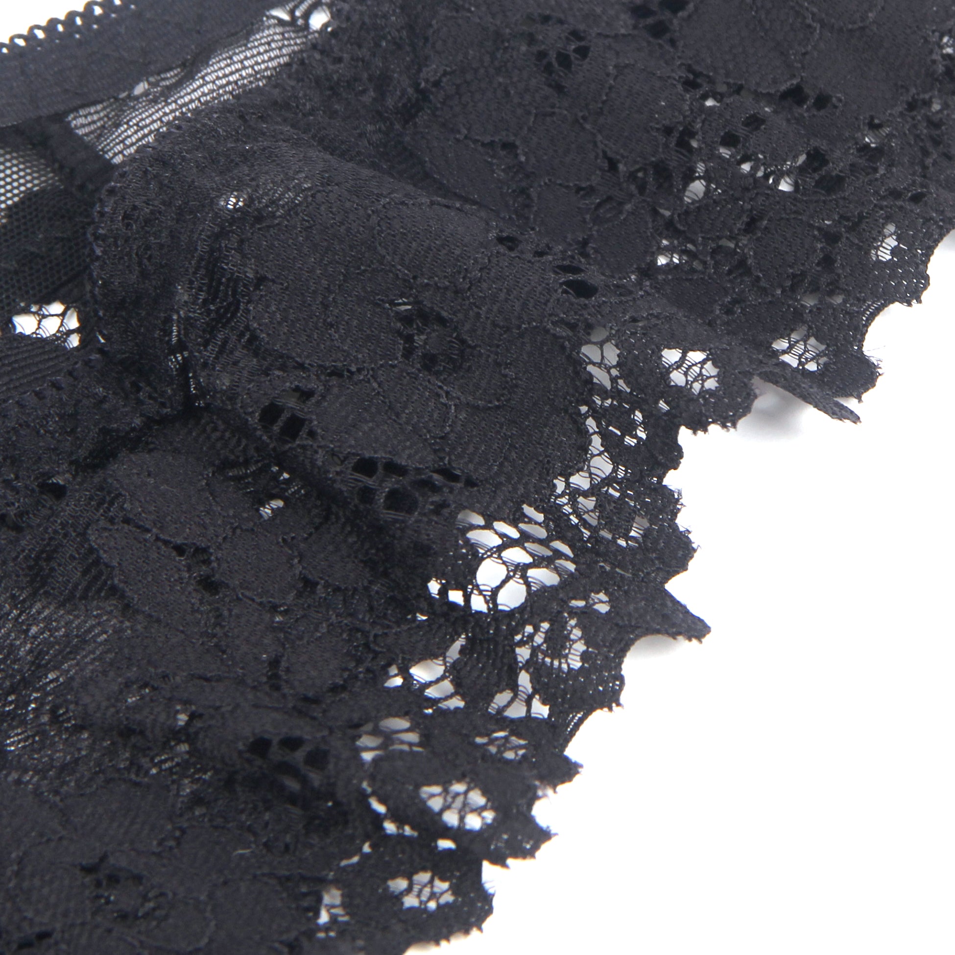 Black Sexy Floral Lace Panty