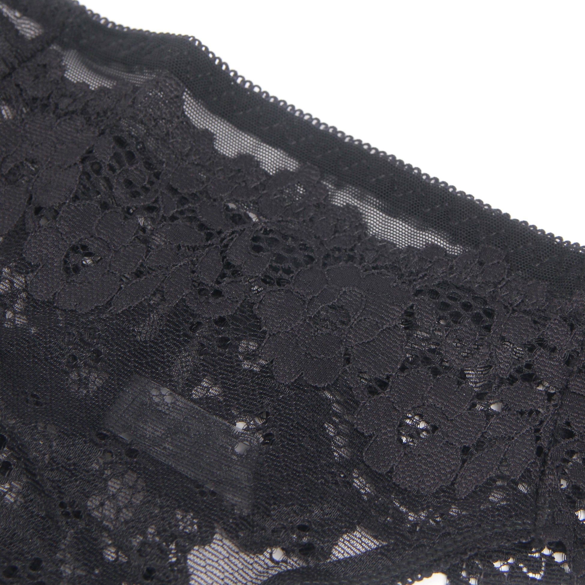 Black Sexy Floral Lace Panty