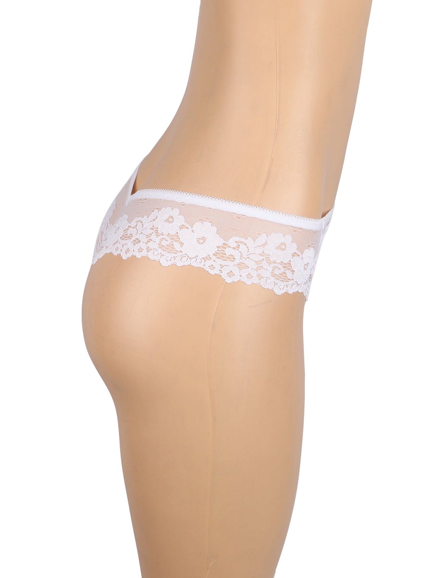 White Sexy Floral Lace Panty