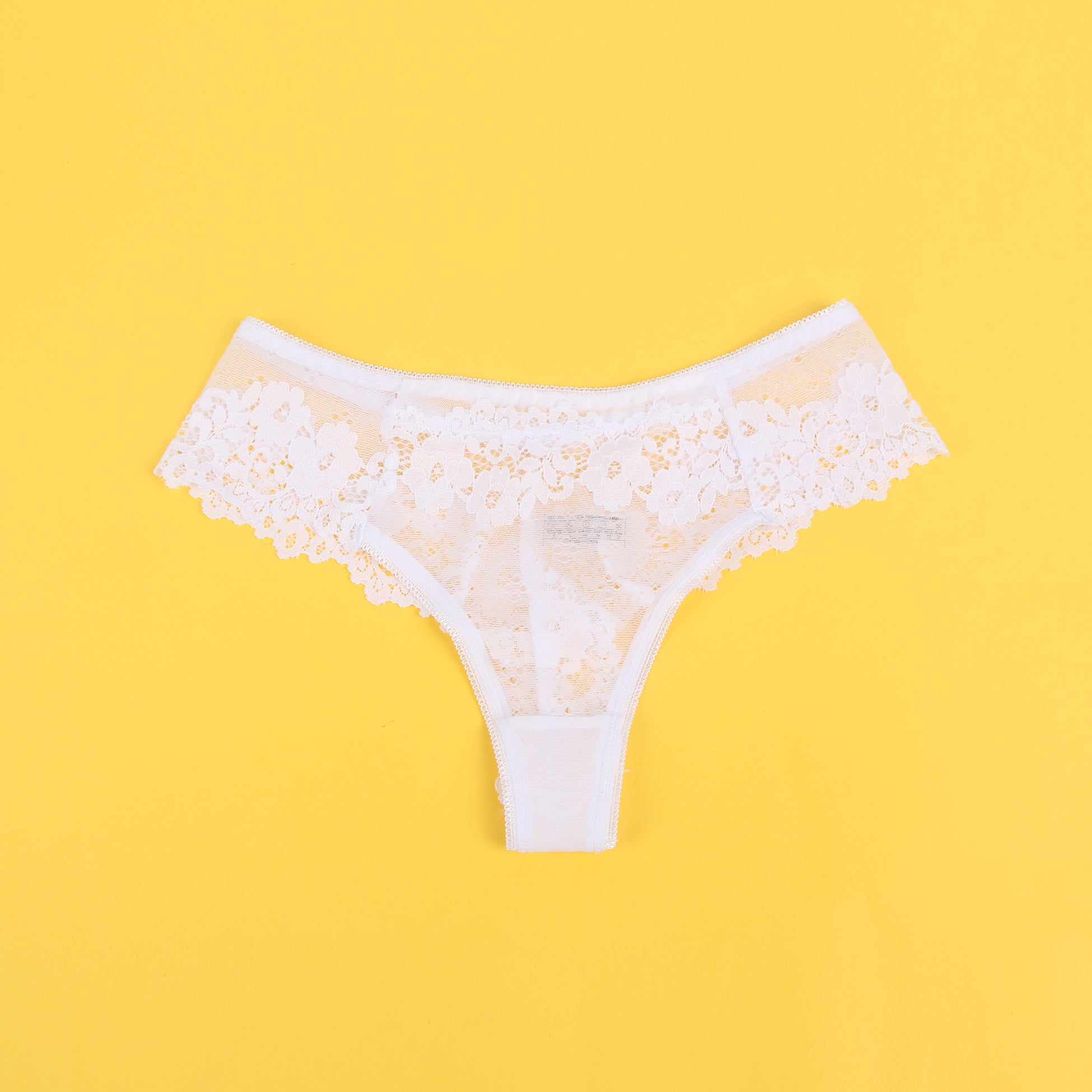 White Sexy Floral Lace Panty