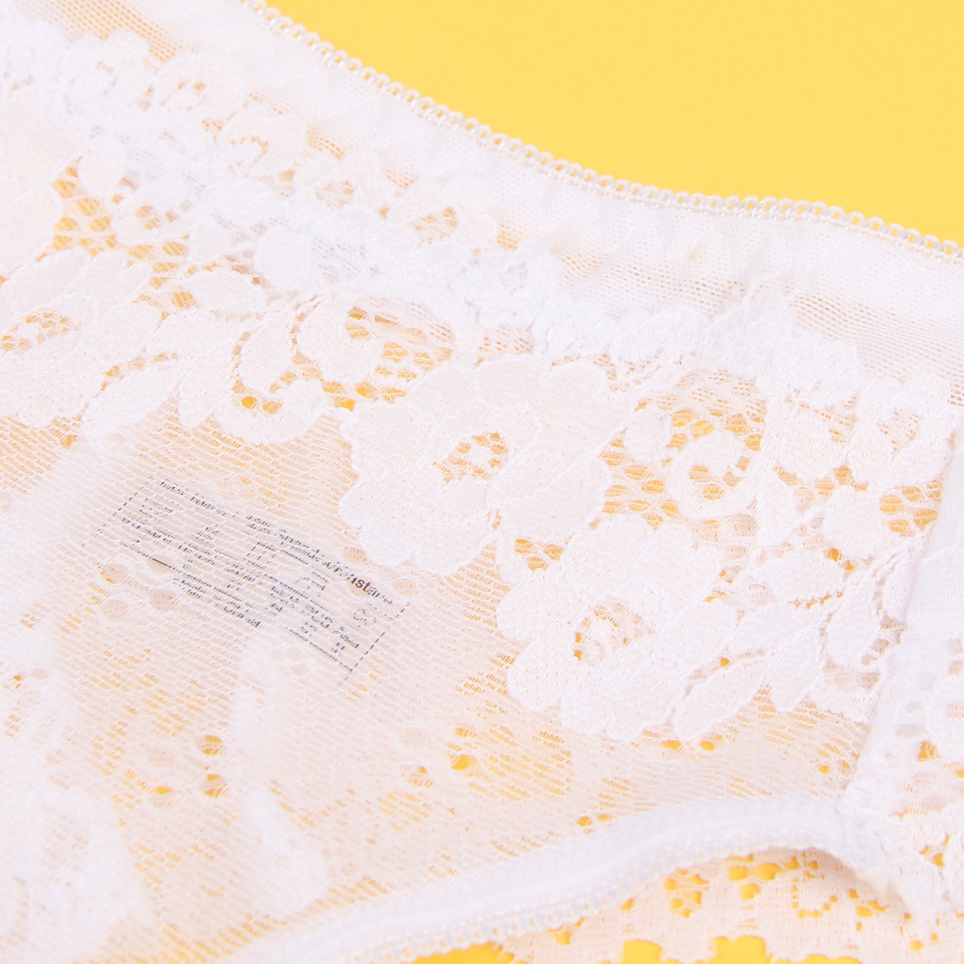 White Sexy Floral Lace Panty