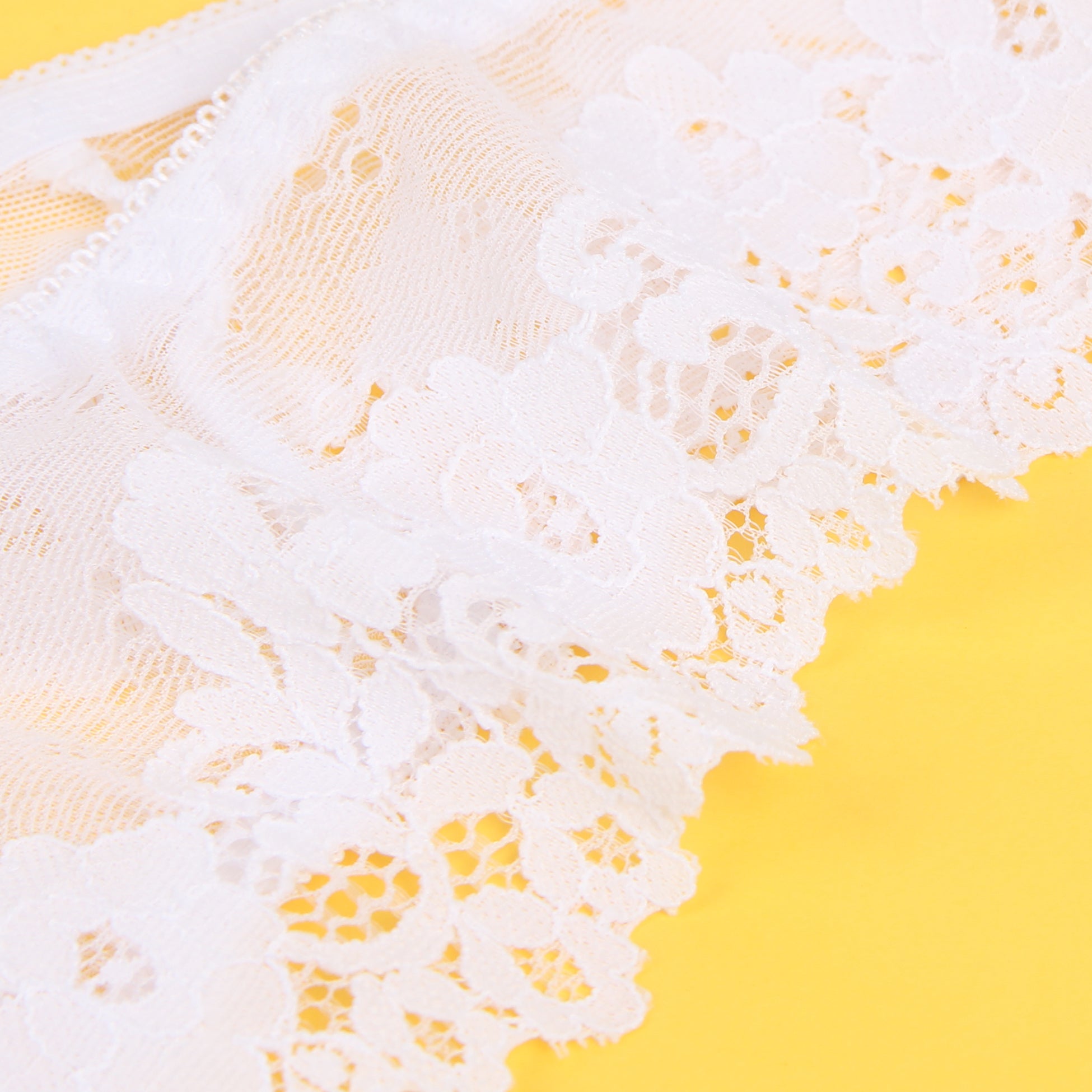 White Sexy Floral Lace Panty