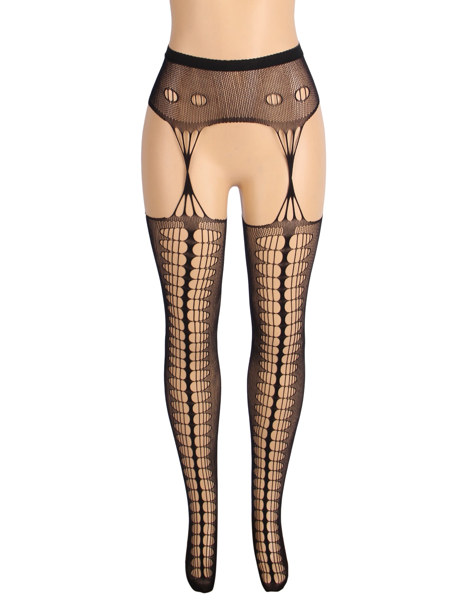 Black Sexy Hollow Out Fishnet Pantyhose