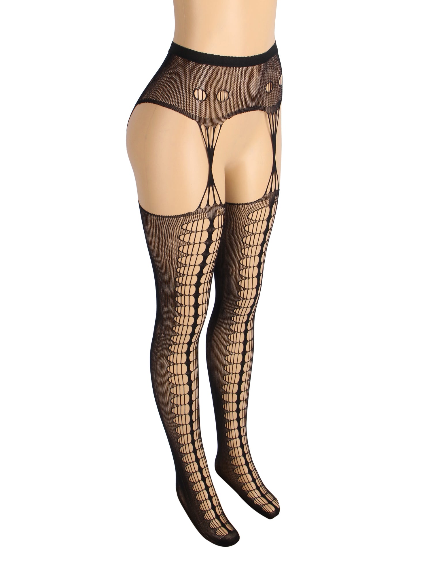 Black Sexy Hollow Out Fishnet Pantyhose
