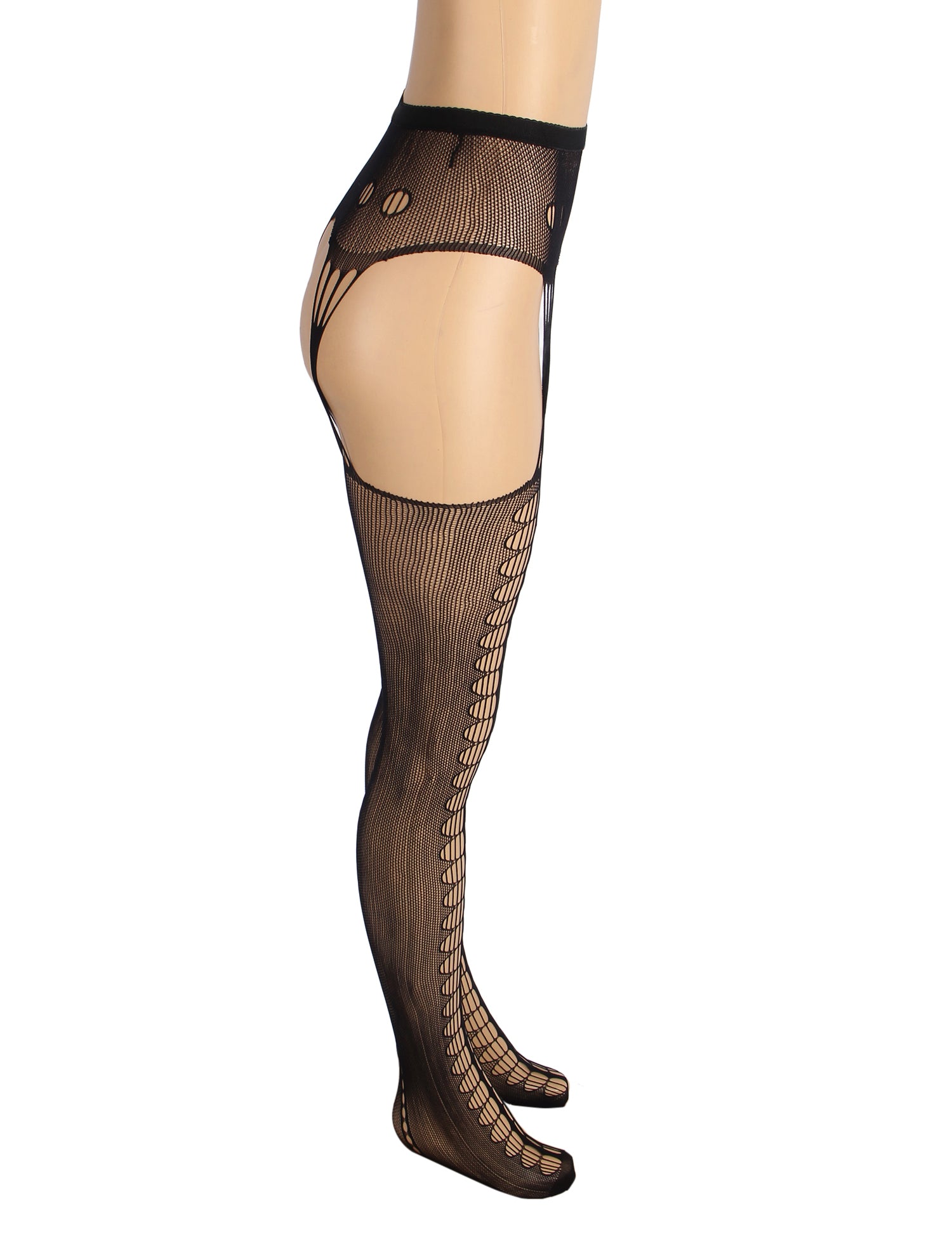 Black Sexy Hollow Out Fishnet Pantyhose
