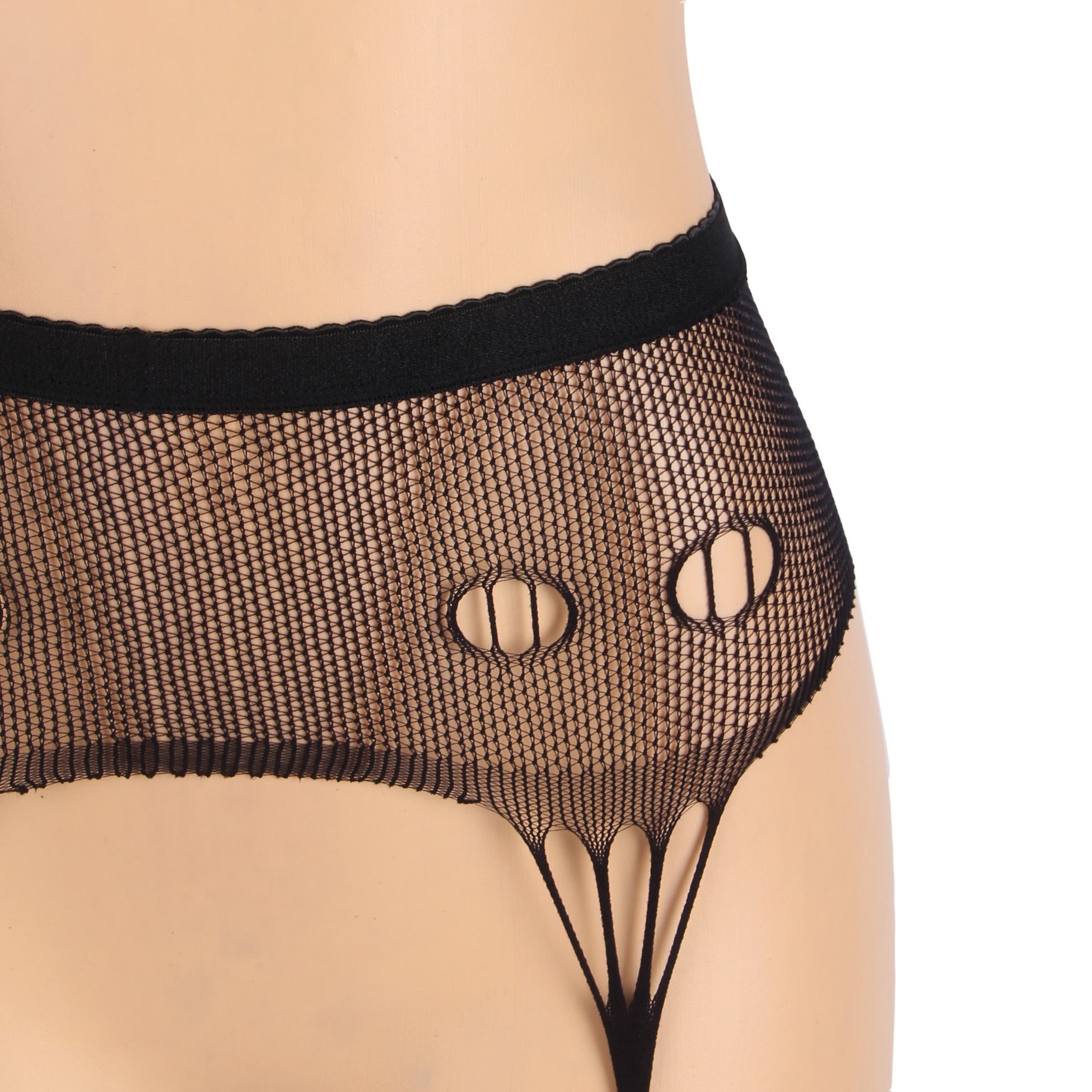 Black Sexy Hollow Out Fishnet Pantyhose