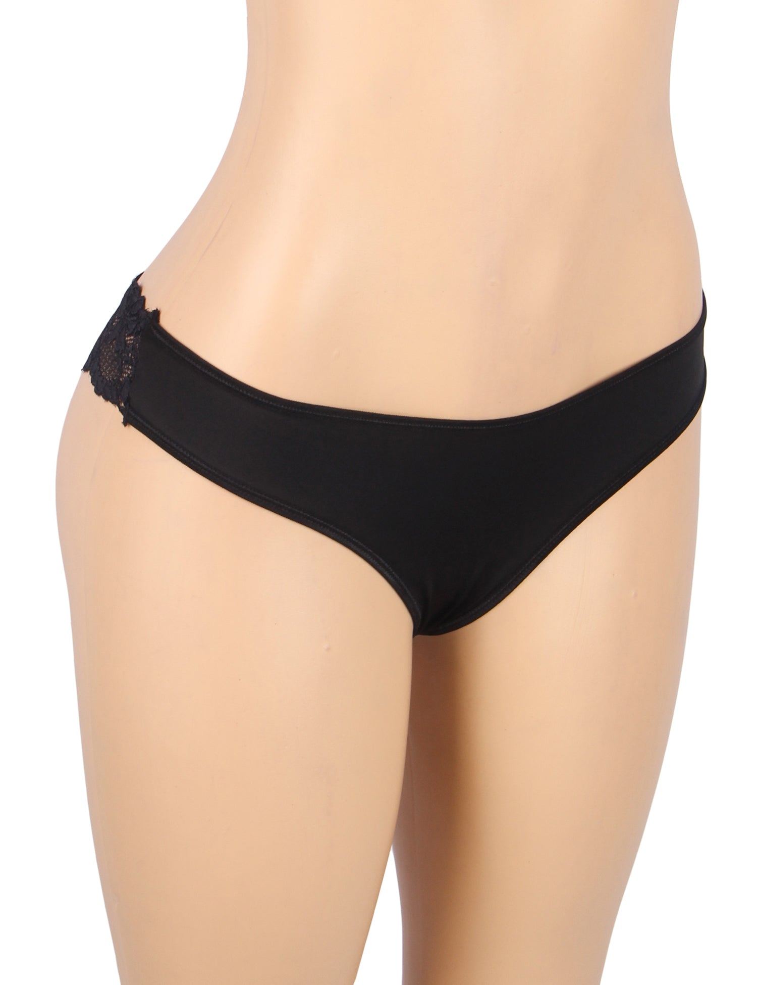Black Sexy Lace Hollow Out Panty