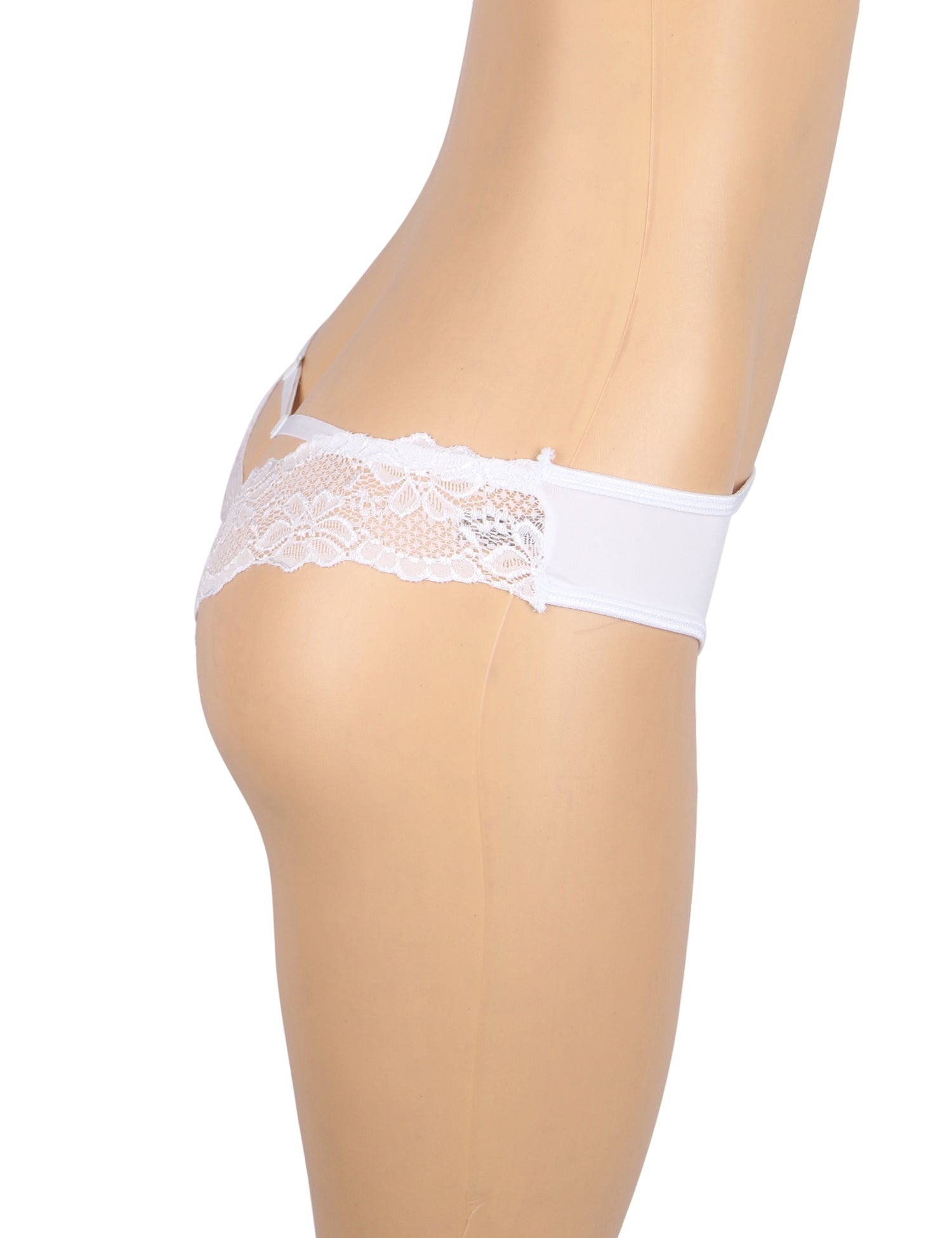 White Sexy Lace Hollow Out Panty