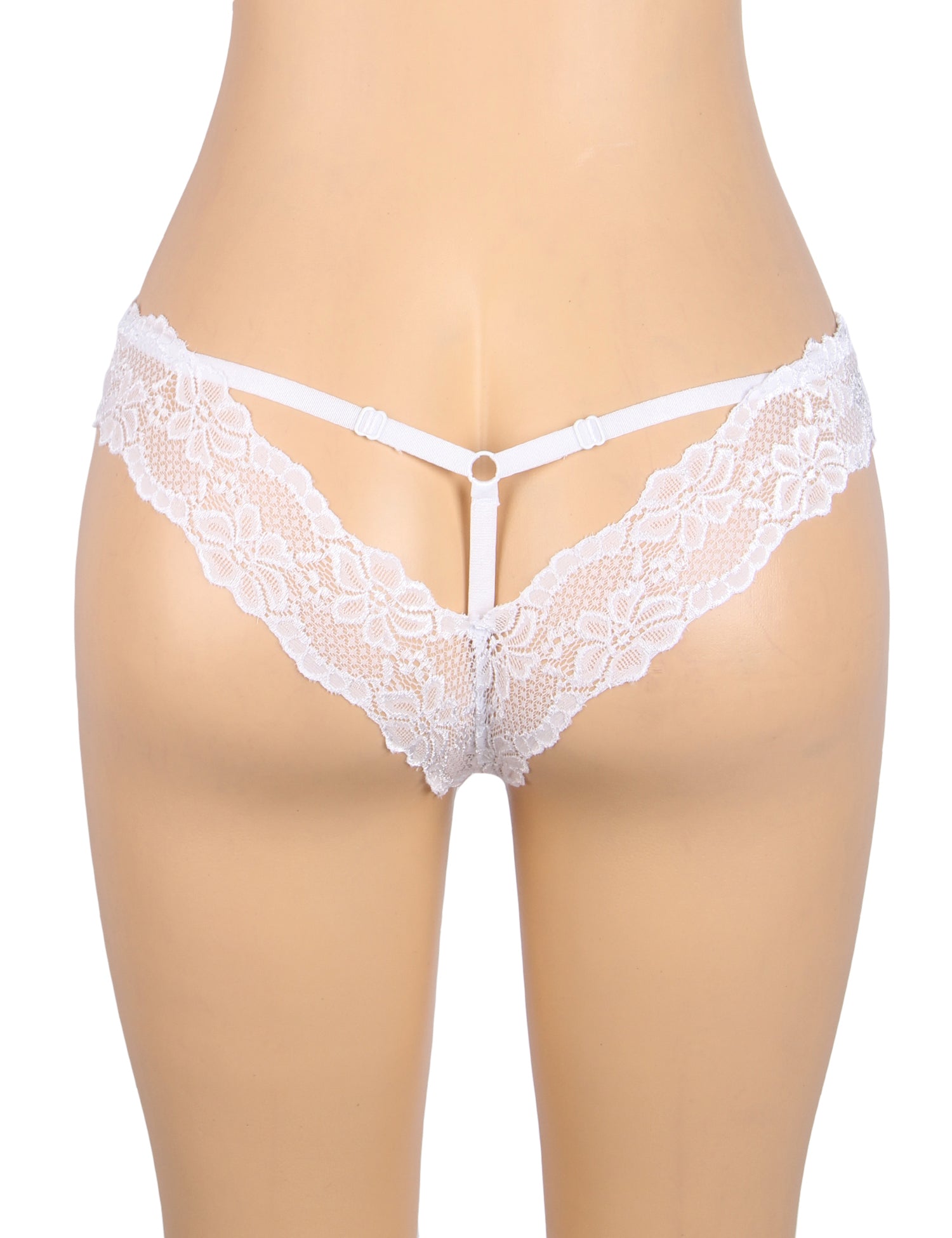 White Sexy Lace Hollow Out Panty