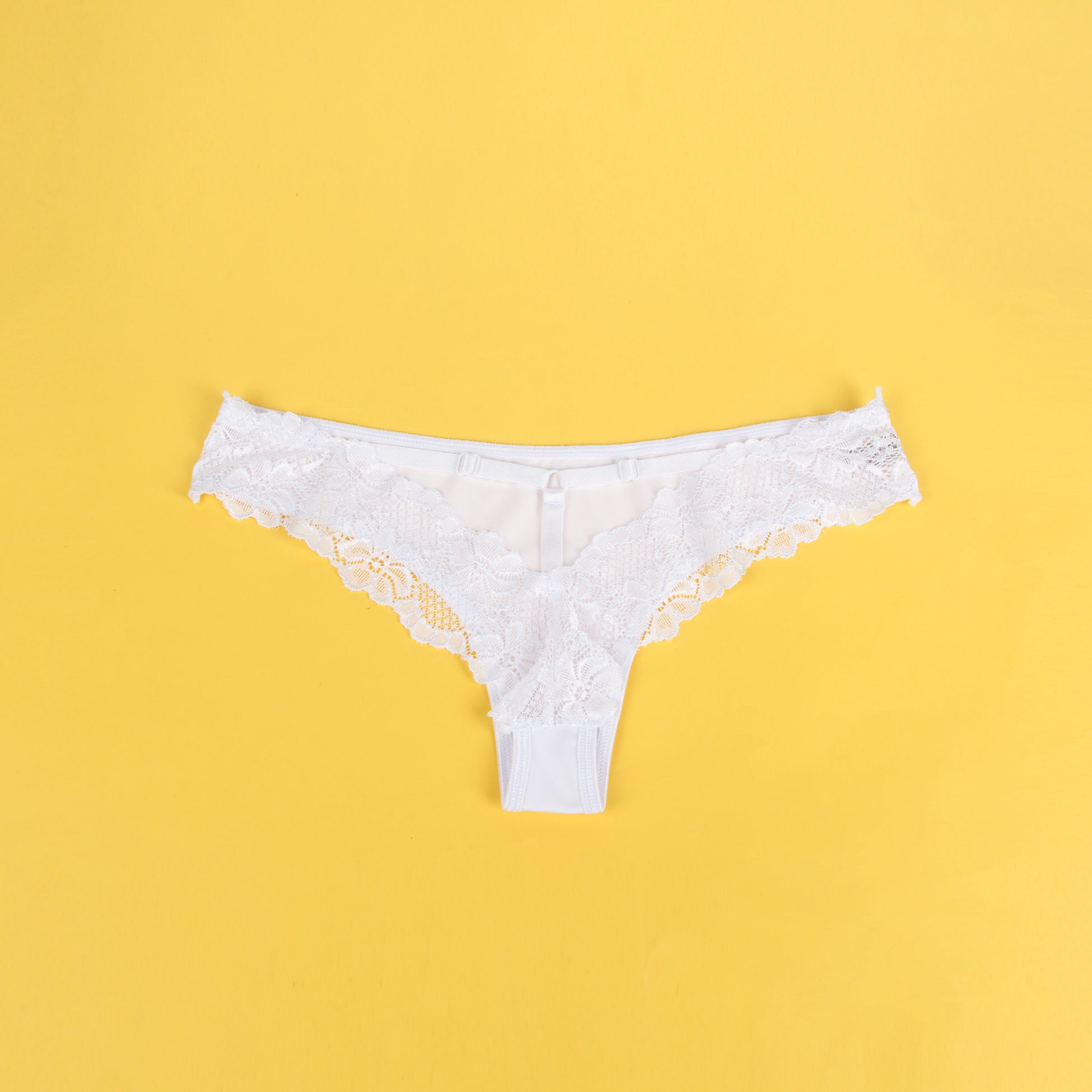 White Sexy Lace Hollow Out Panty