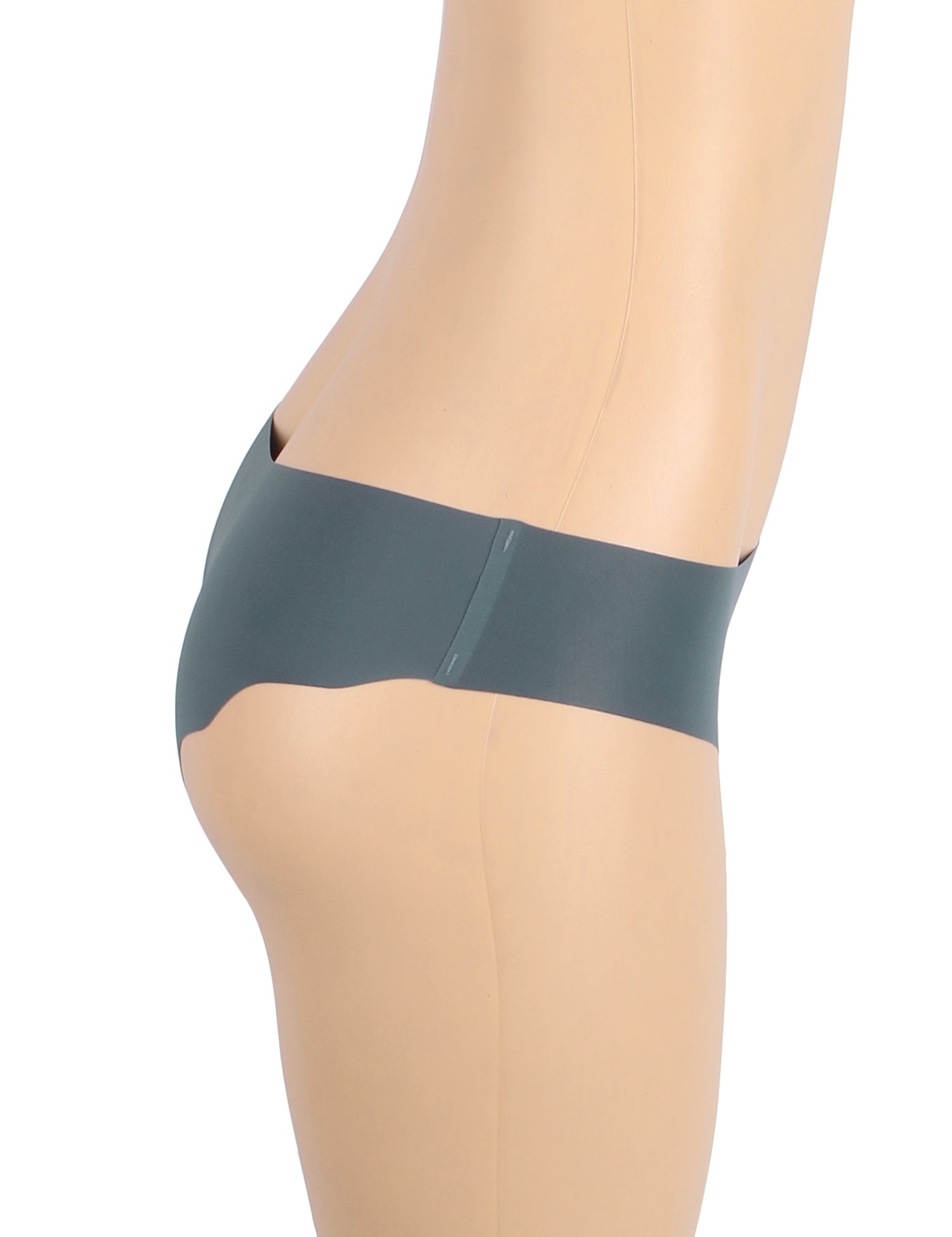 Blue Sexy Ice Silk Wavy Edge Seamless Panty