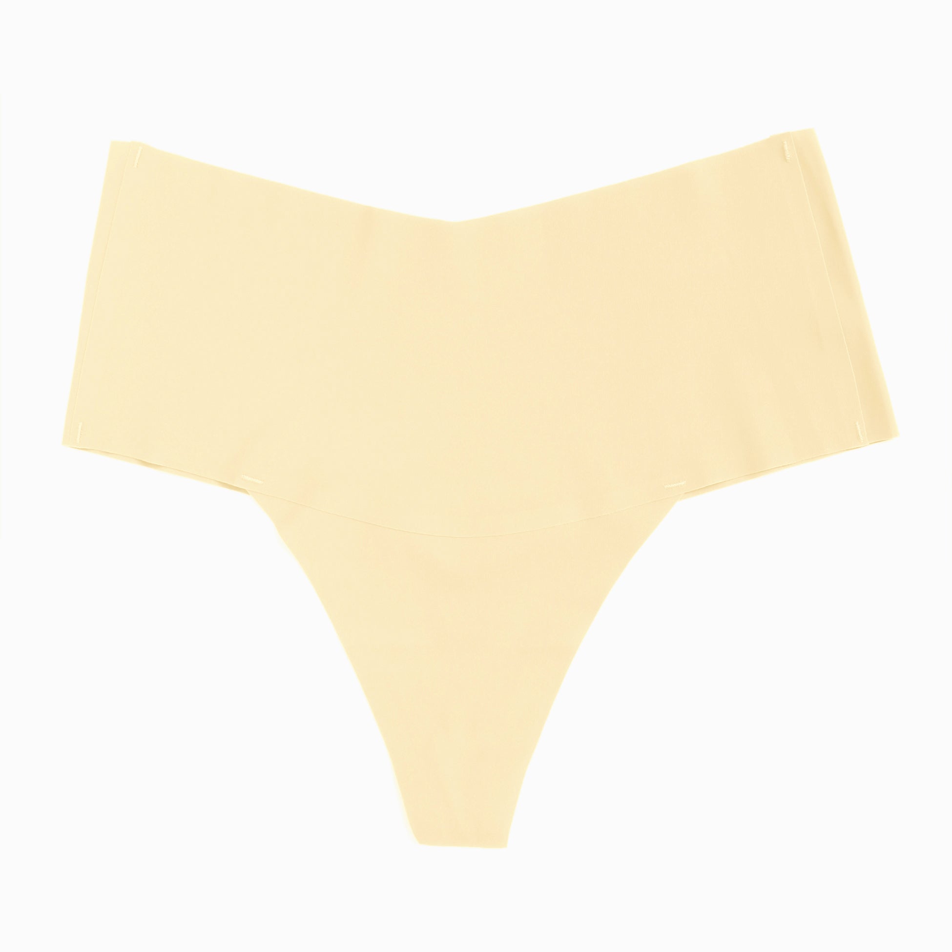 Nude Sexy Ice Silk High Waist Seamless Panty