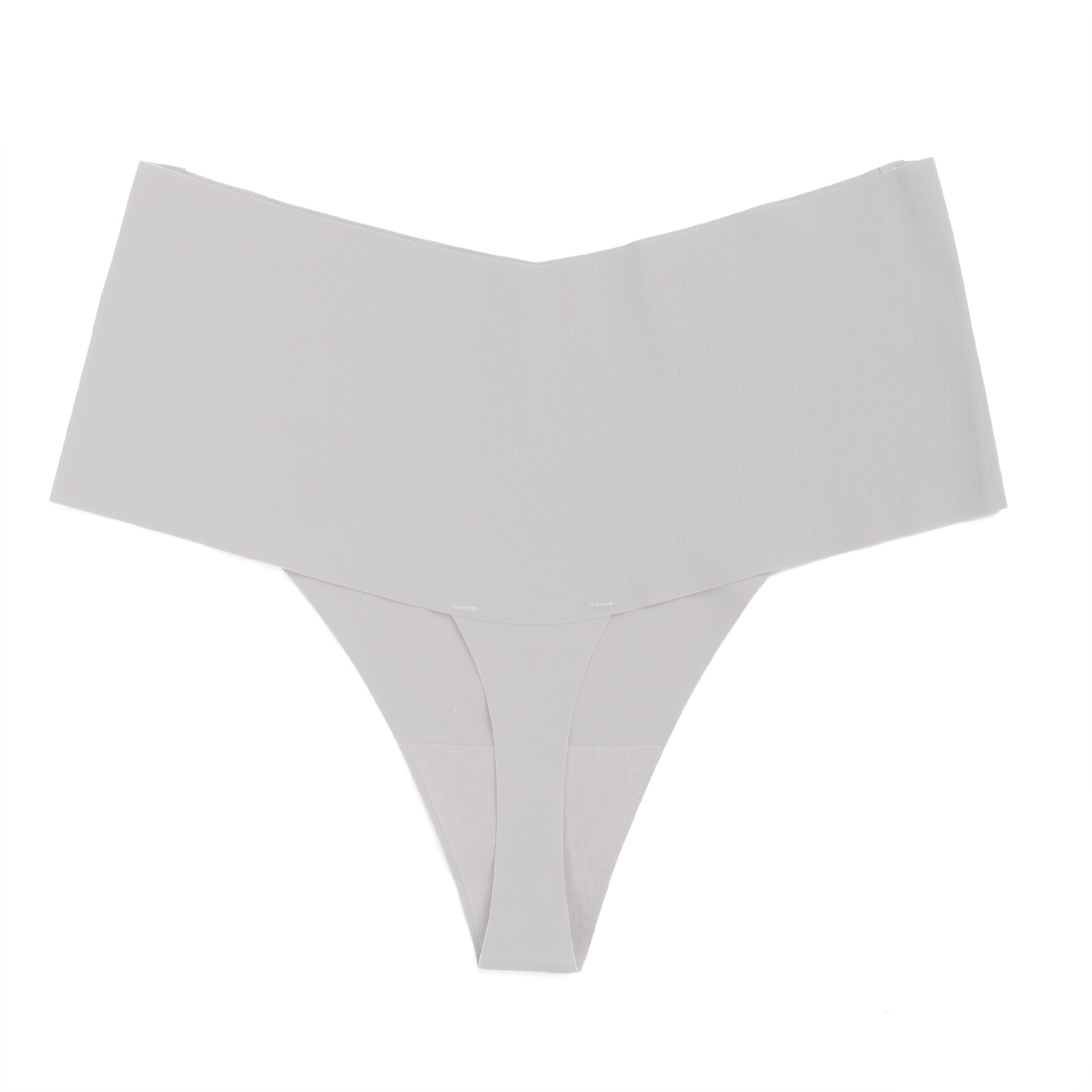 Purple Sexy Ice Silk High Waist Seamless Panty