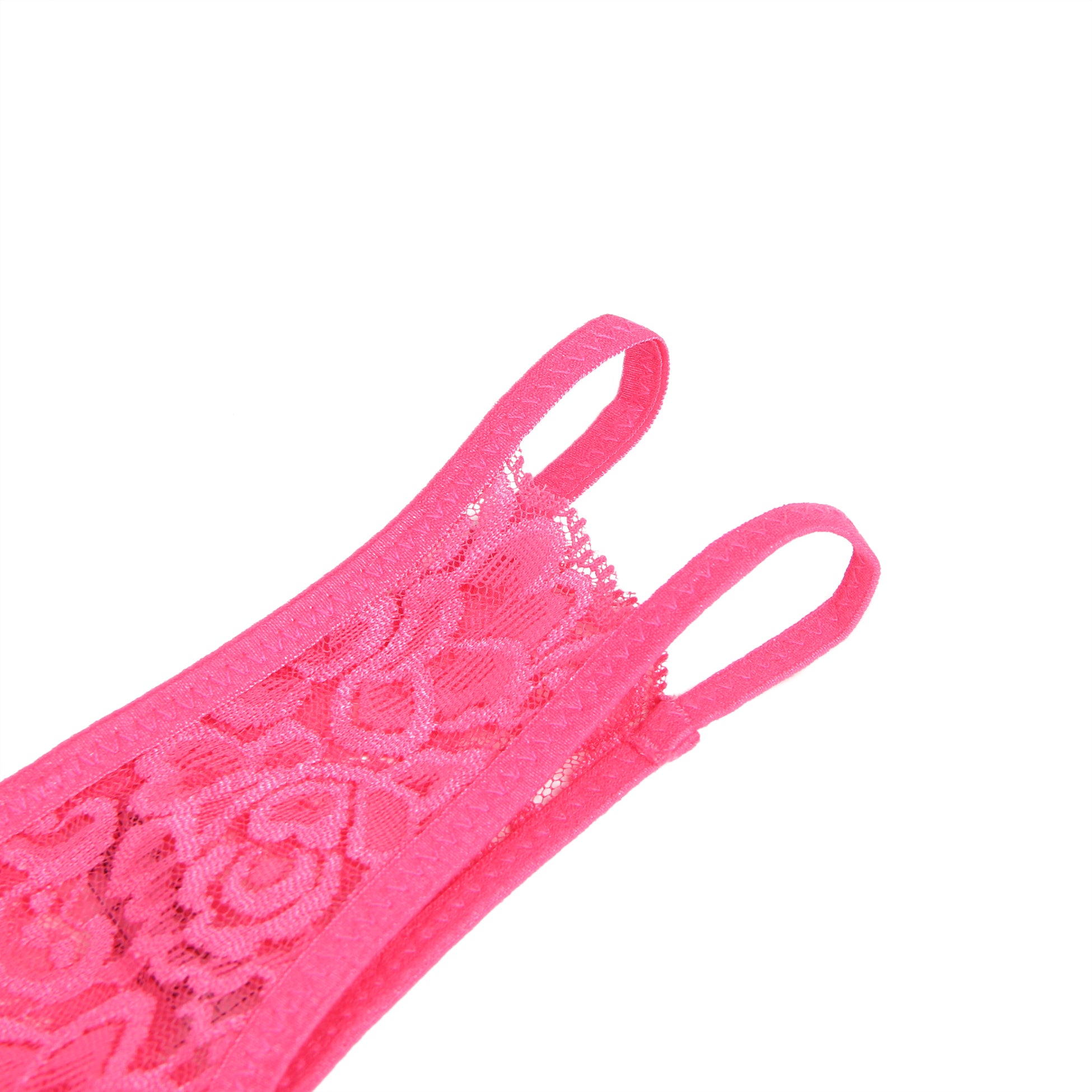 Rose Sexy Open Crotch Lace Bow Panty