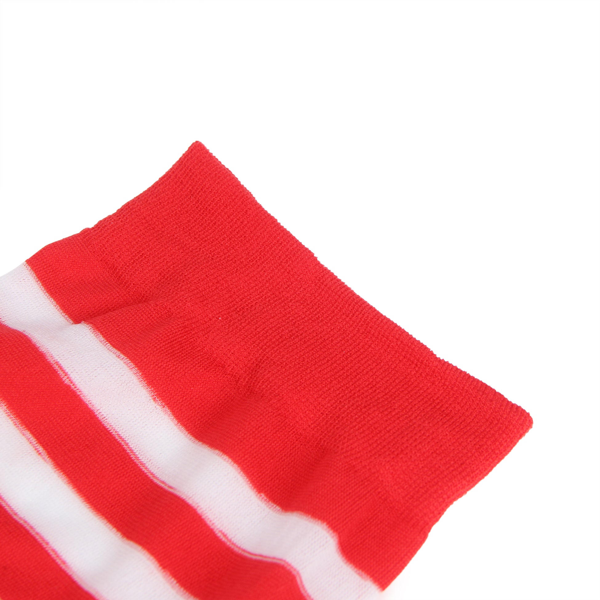 Christmas Red Striped Mesh Stockings