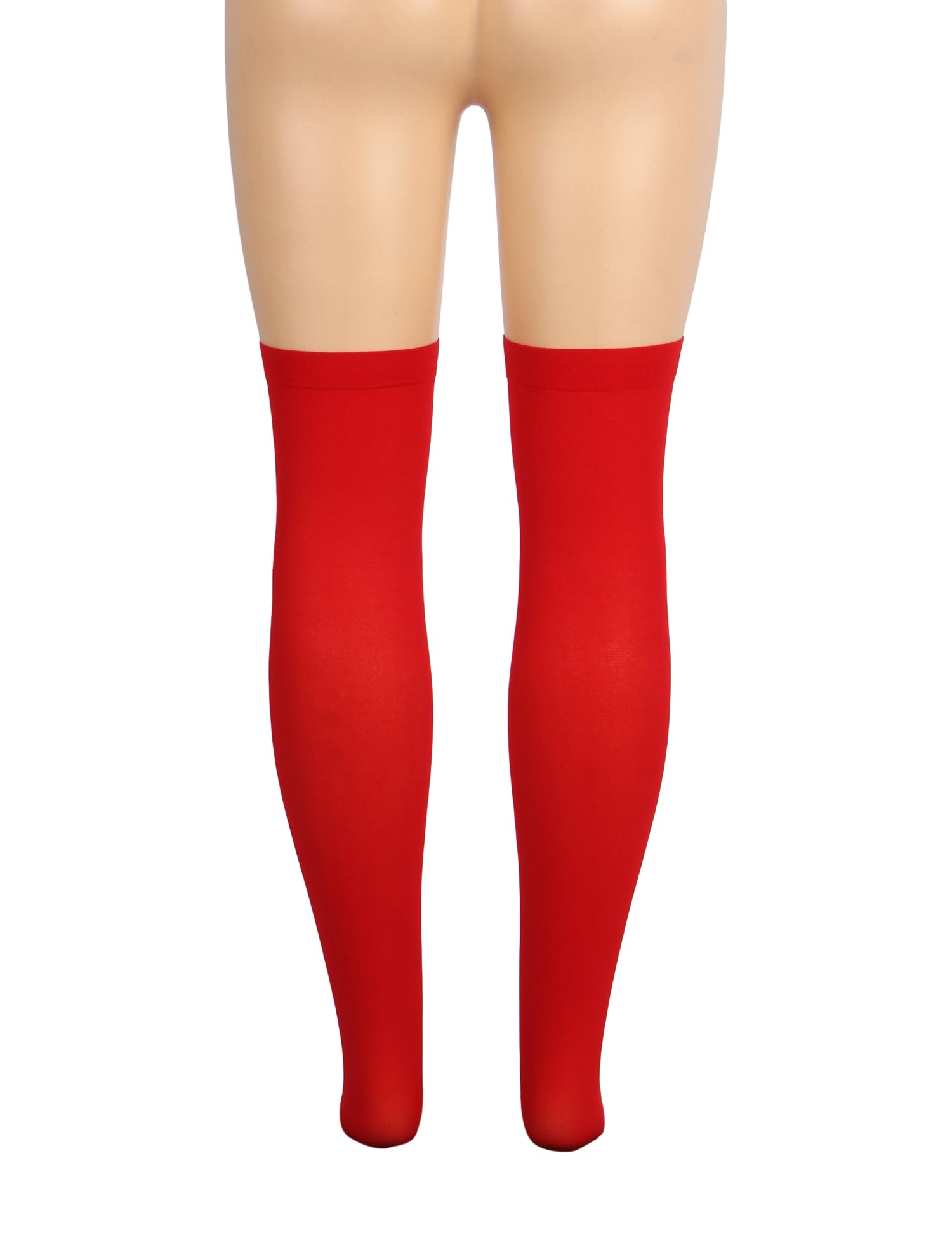 Red Christmas Print Mesh stockings