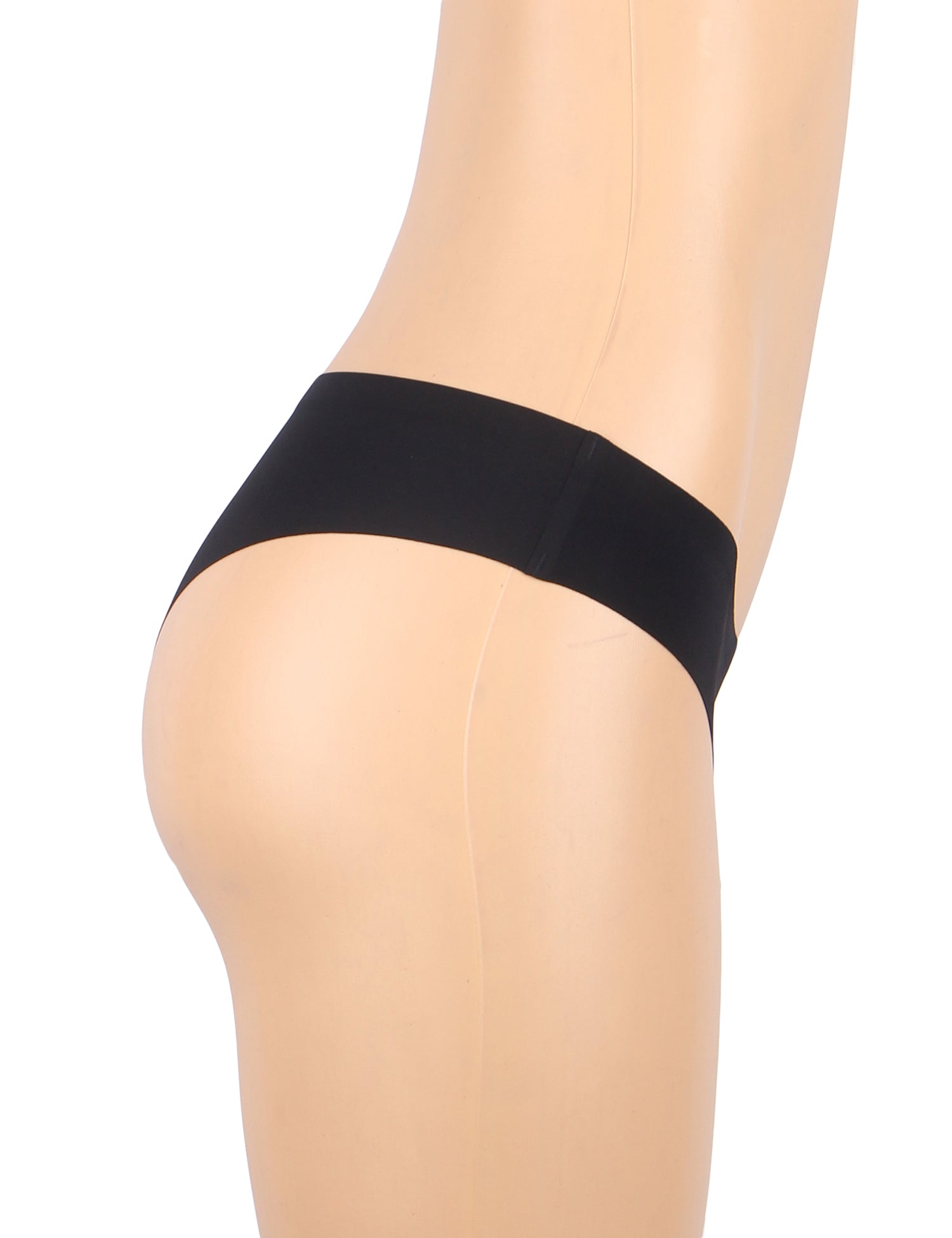 Black Sexy Ice Silk Low Waist Seamless Panty