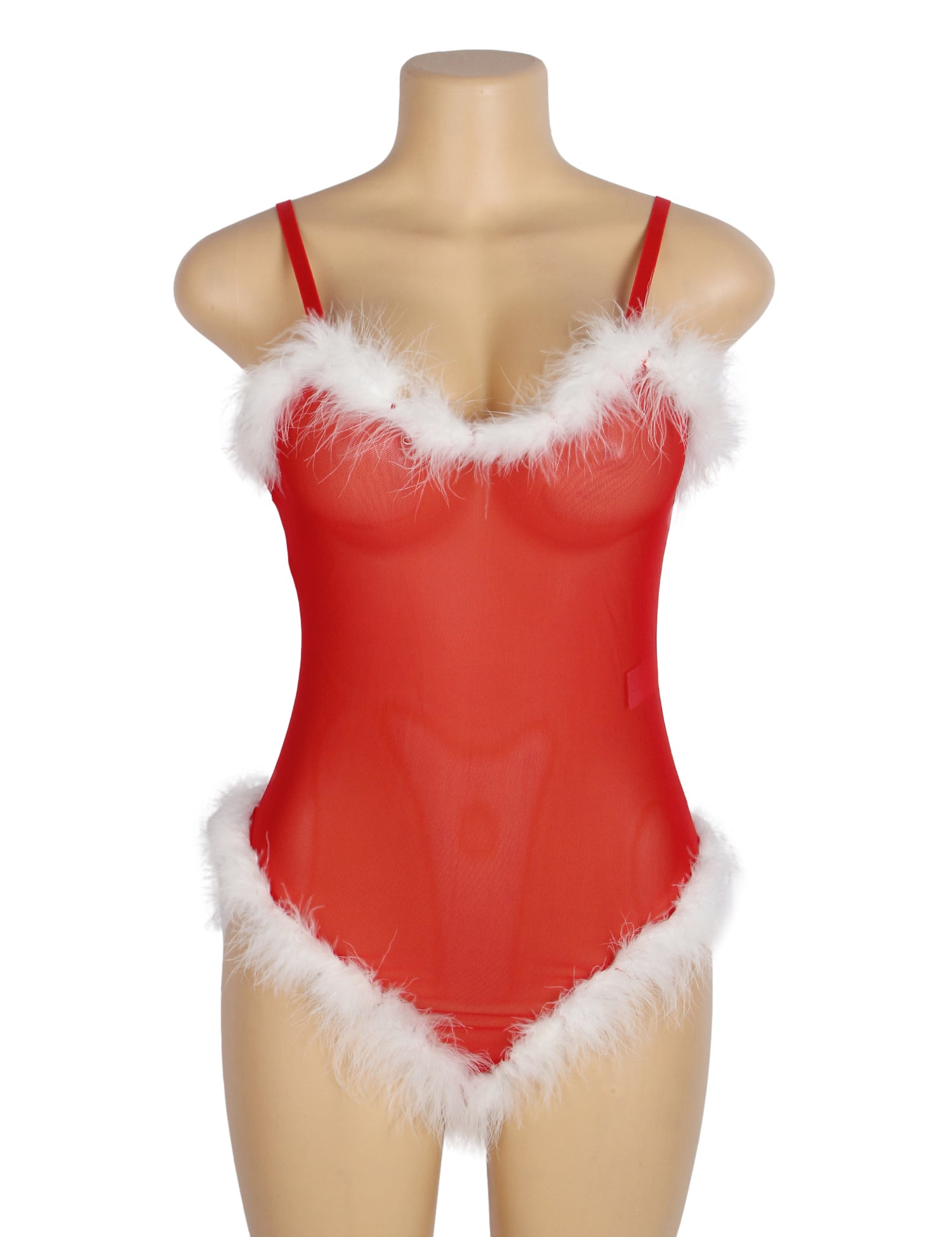 Christmas Sexy Lingerie Furry Temptation Passion Perspective Suit Clothes