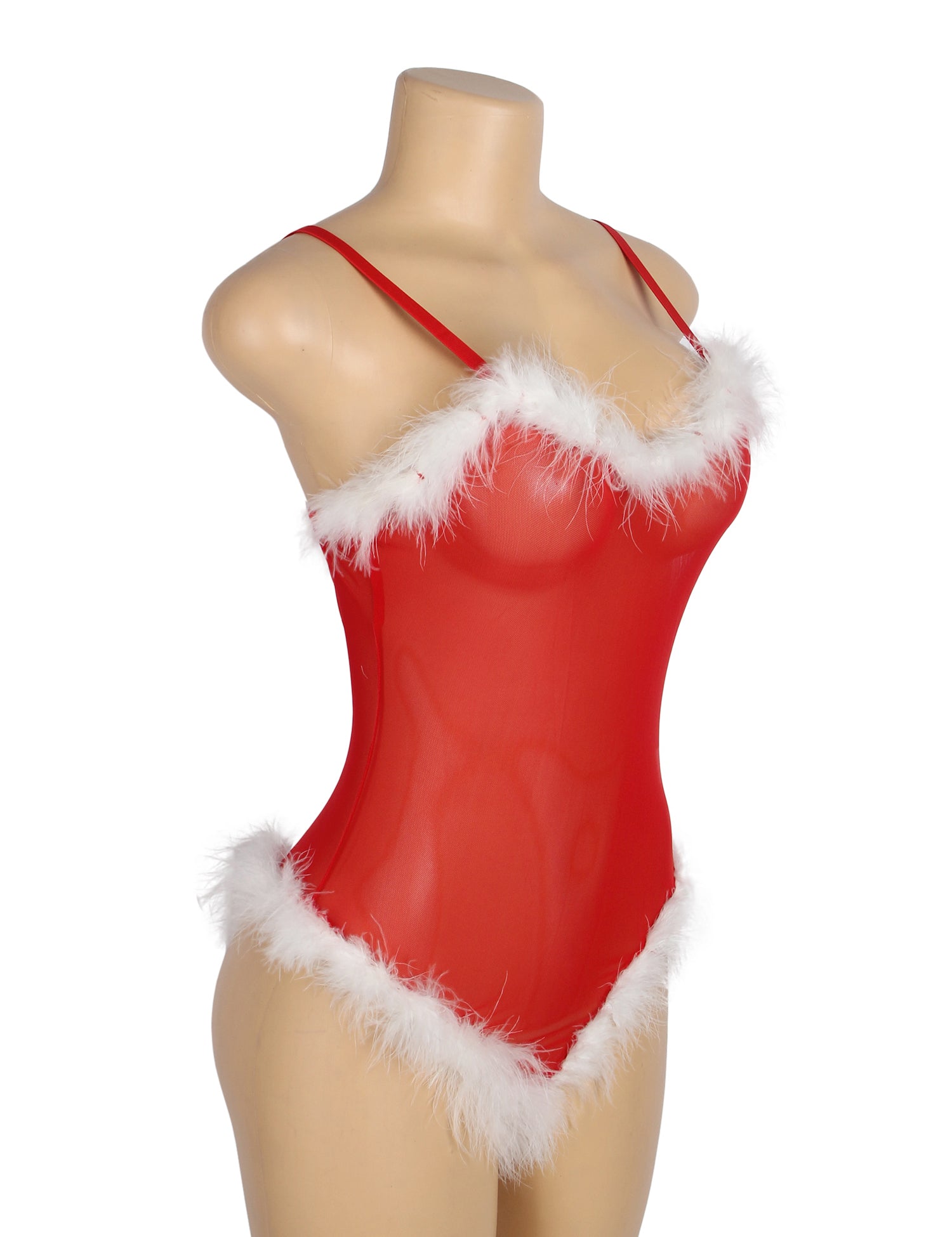 Christmas Sexy Lingerie Furry Temptation Passion Perspective Suit Clothes