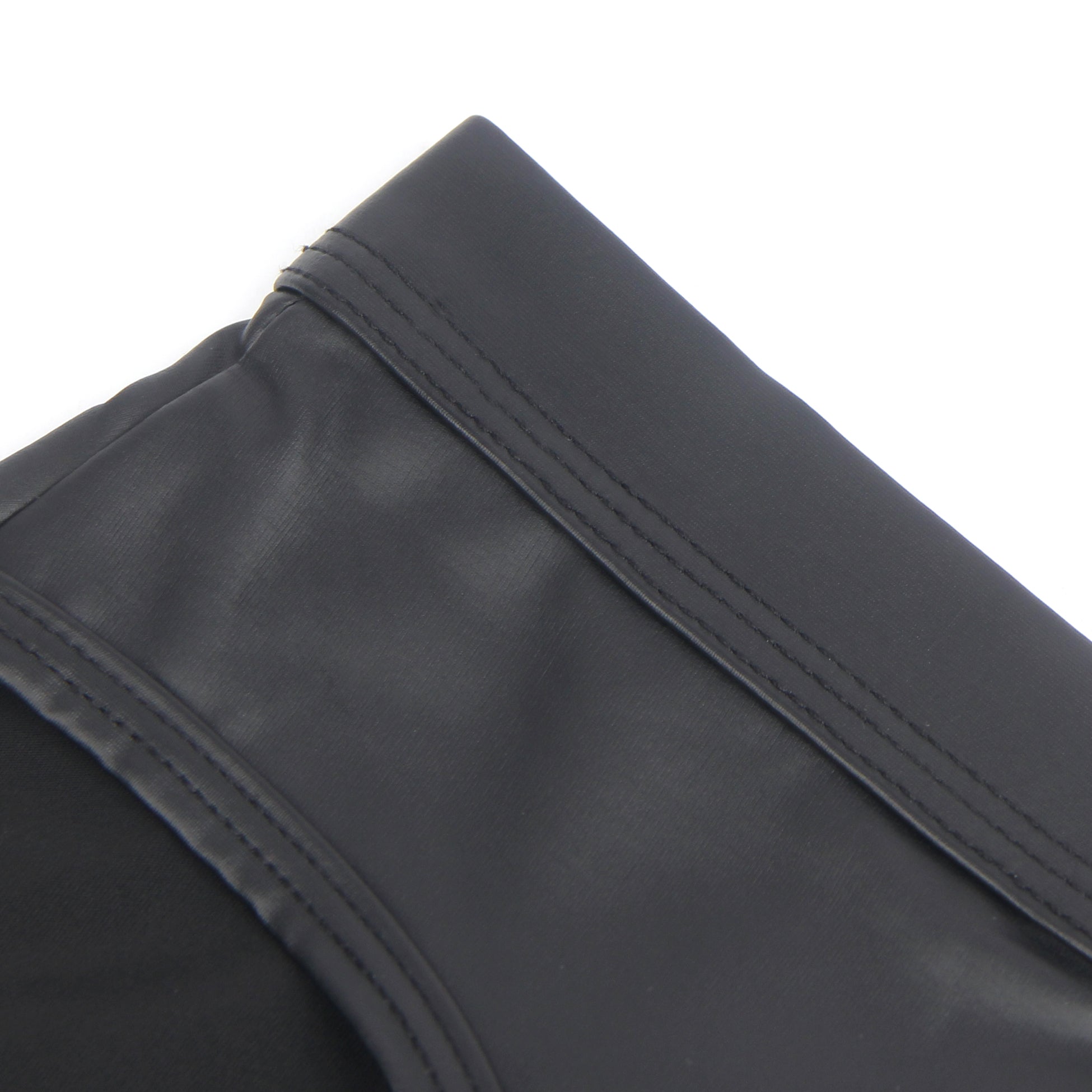 Black Sexy PU Leather Rivet Men Brief