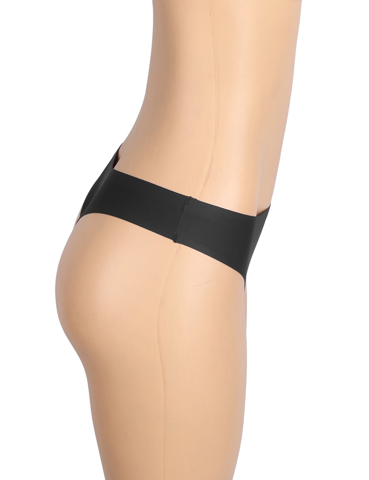 Black Sexy High Elastic Low Waist Seamless Panty