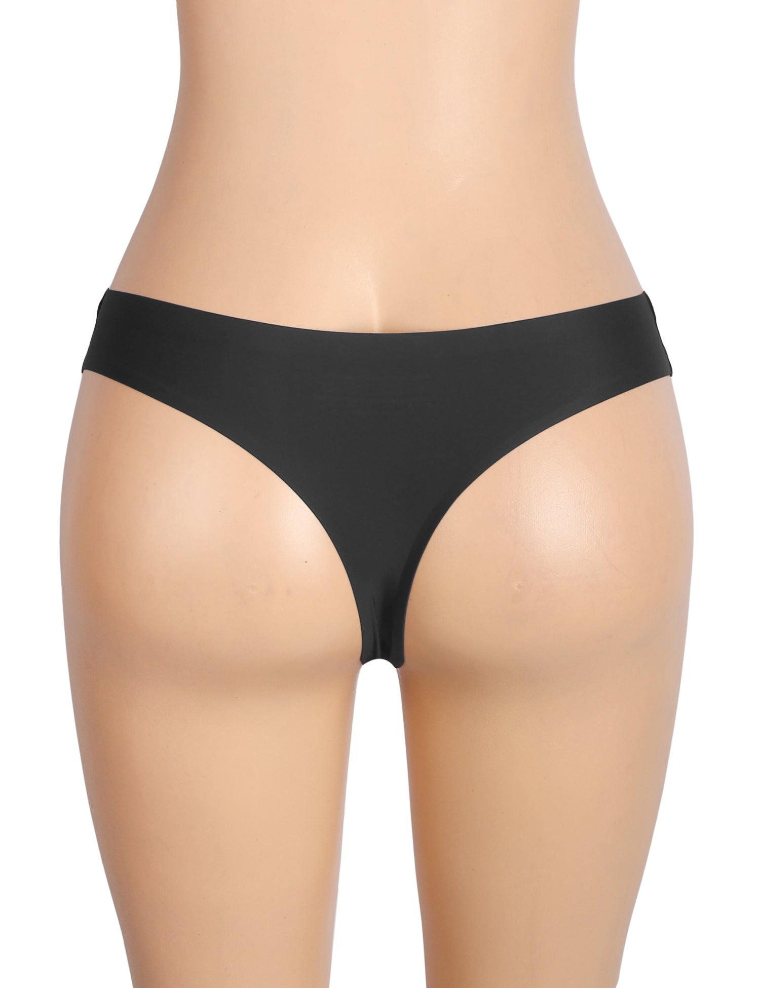 Black Sexy High Elastic Low Waist Seamless Panty