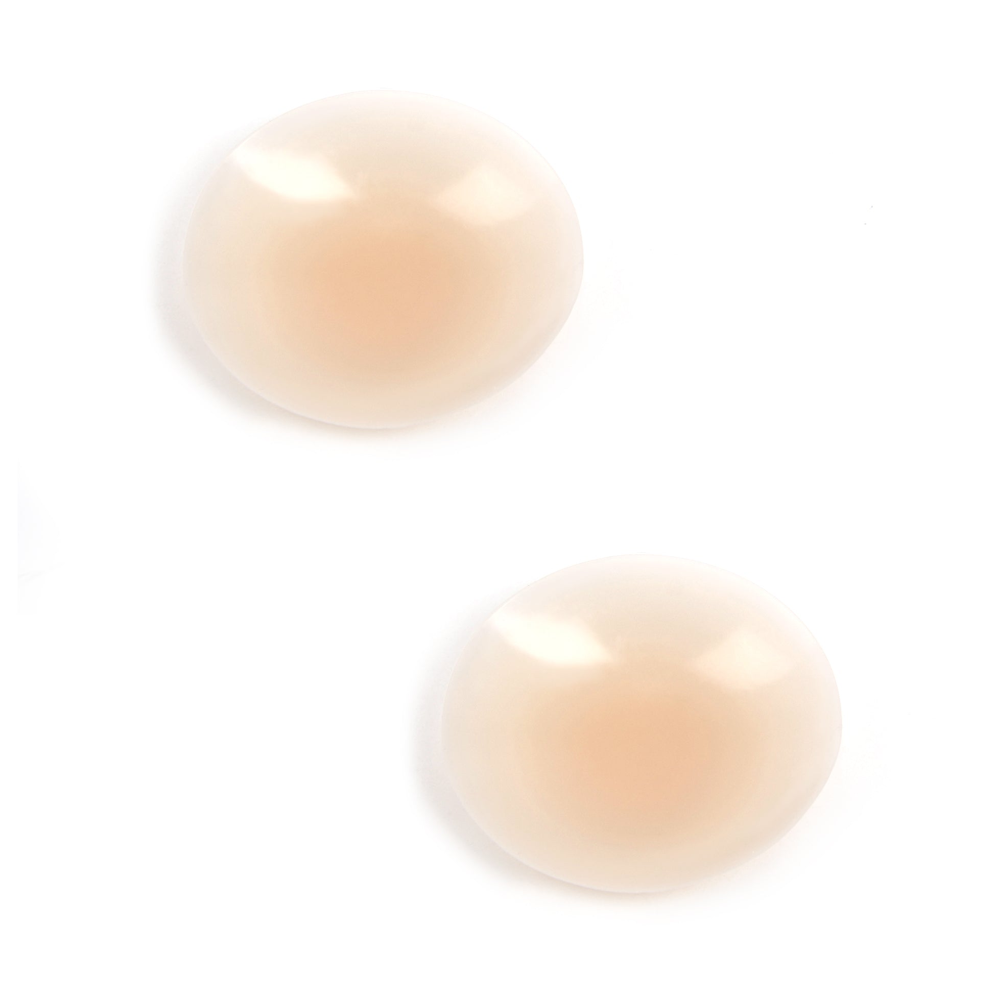 Skin Color Round No Glue Self Adhesive Silicone Nipple Pasties