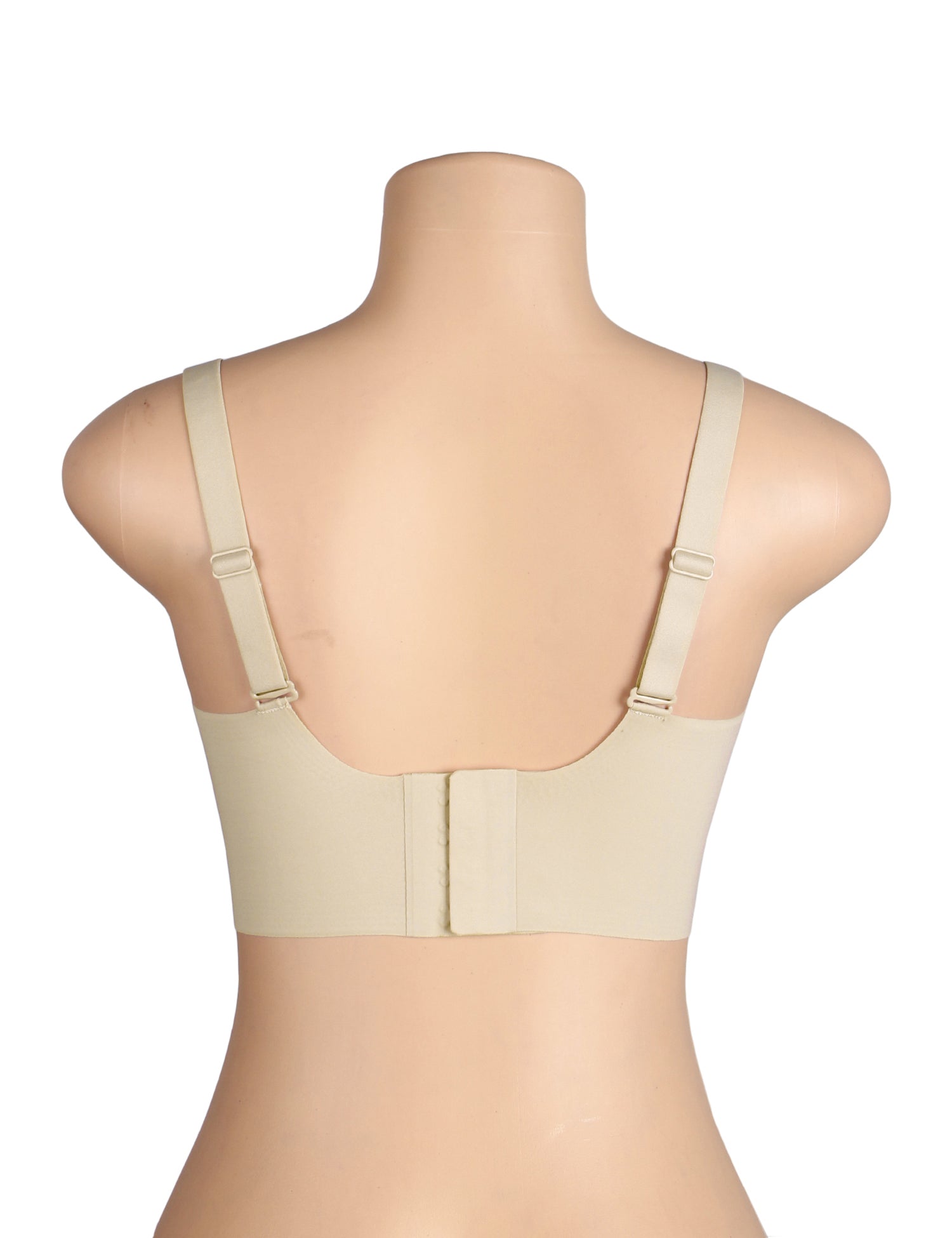 Nude Sexy Swim Cloth Mesh Jelly Strips Soft Support Seamless Bra