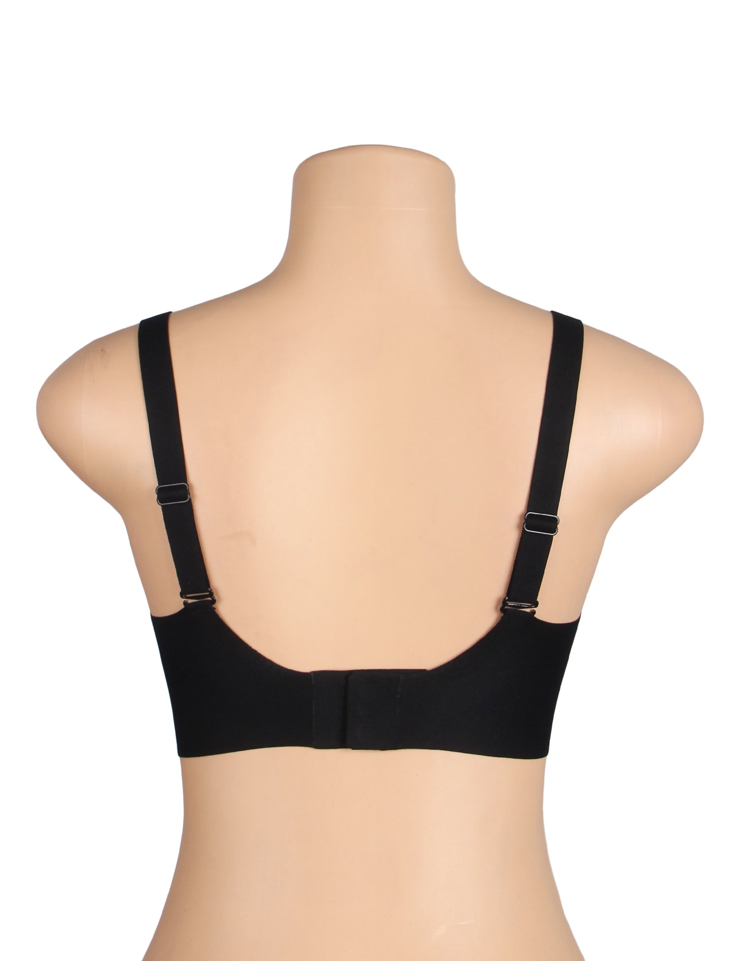 Black Sexy Swim Cloth Cross Mesh Jelly Strips Soft Support Seamless Bra