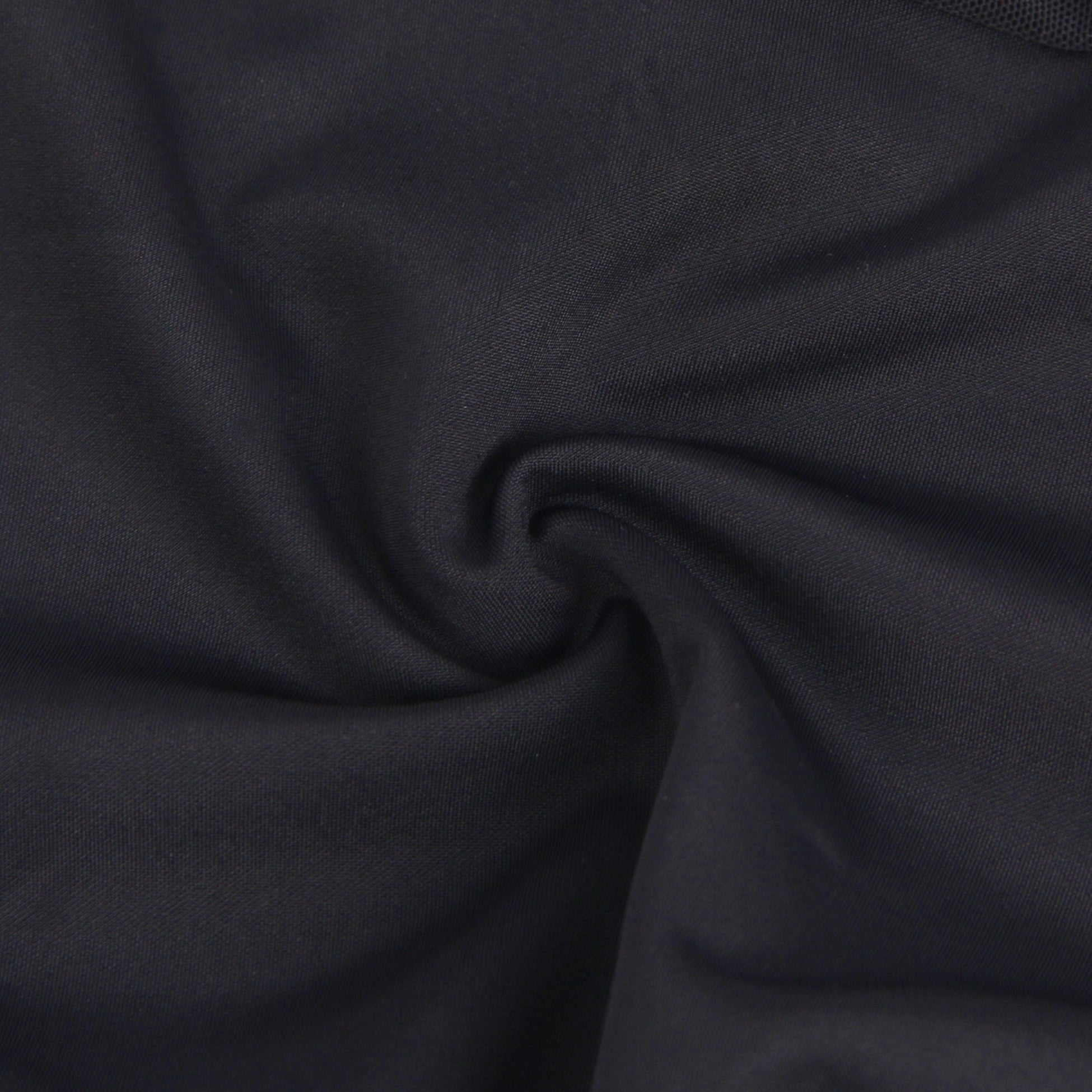Black Sexy Swim Cloth And Mesh Long Sleeves Open Crotch Bodysuit