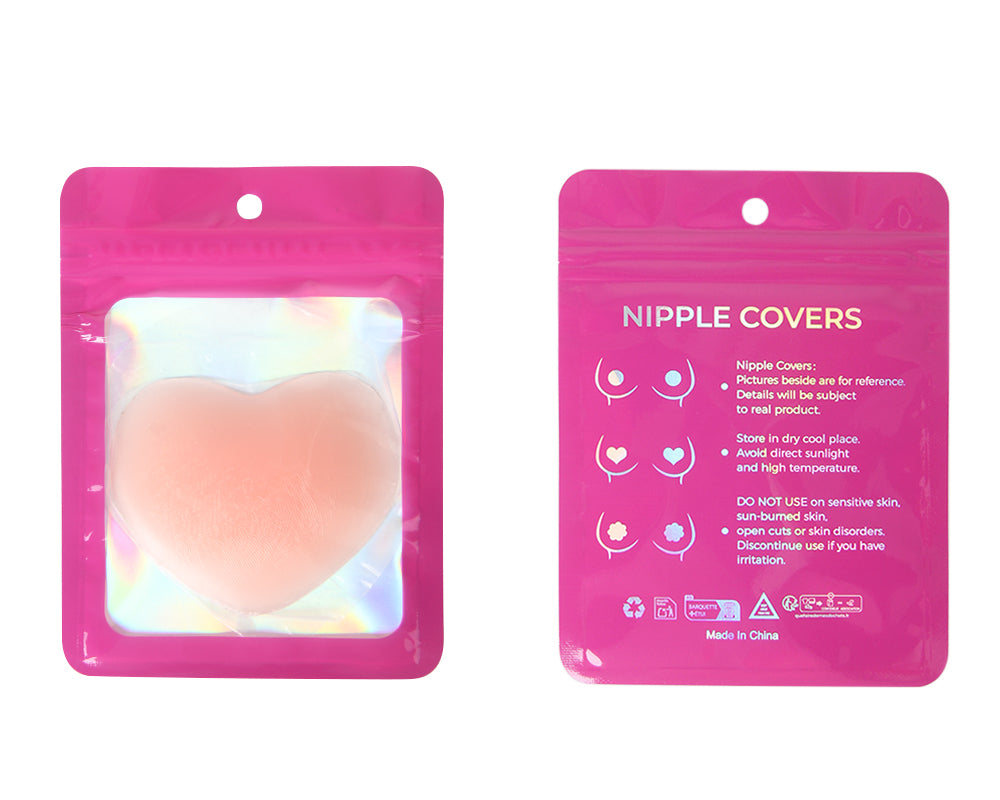 Nude Heart Shape Invisible Silicone Nipple Covers