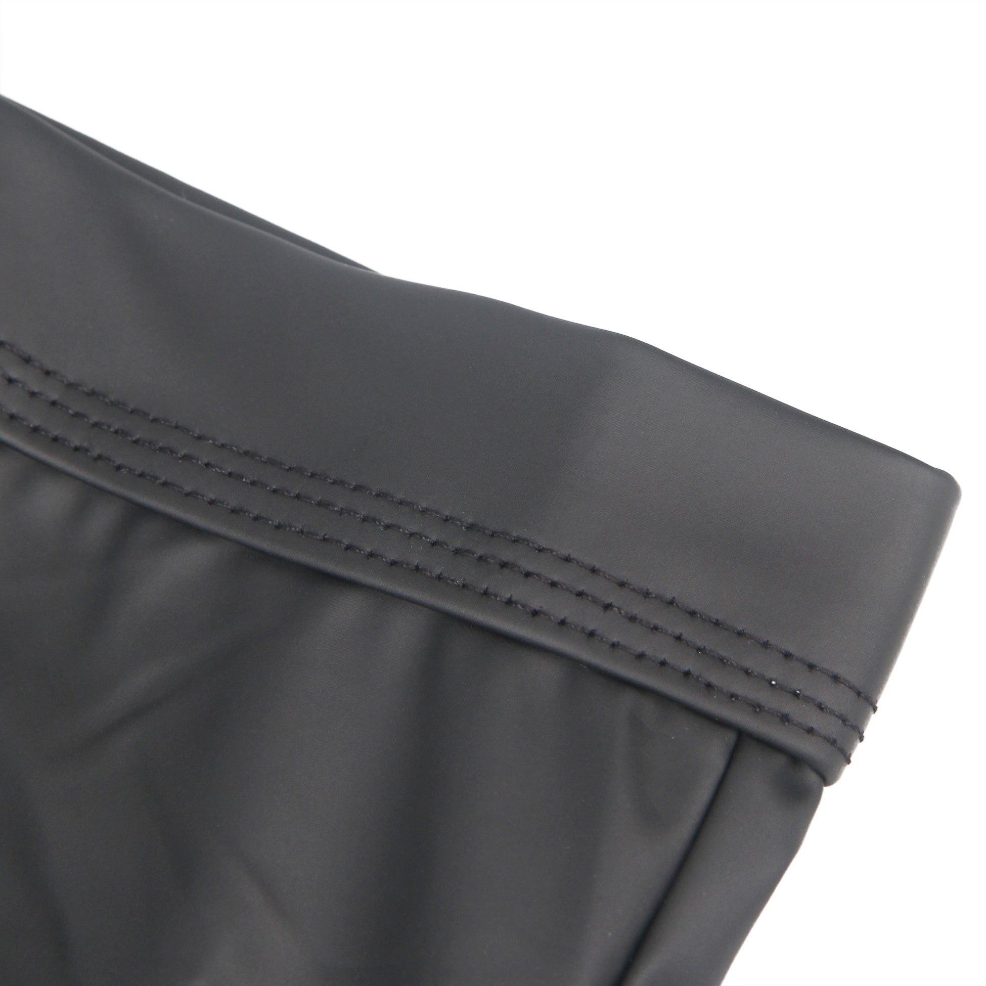 Black Sexy PU Leather Hip Hollow Men Boxer