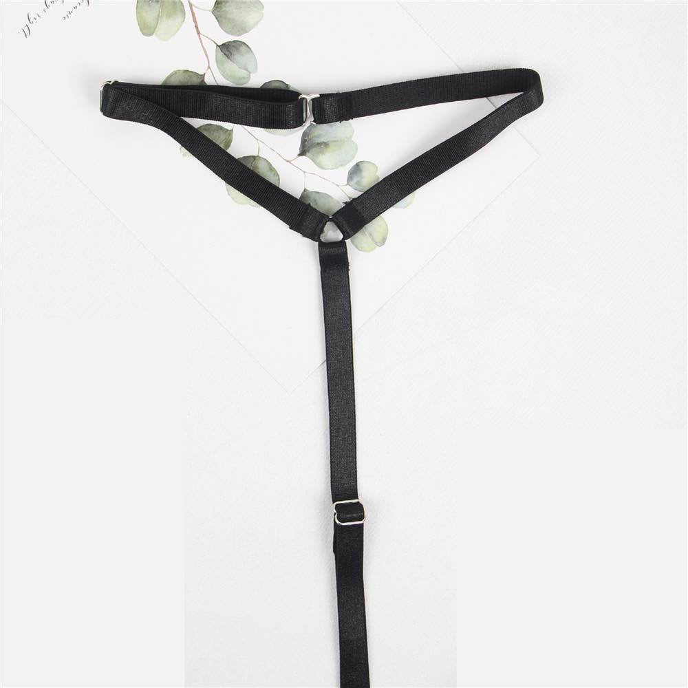 Black Exquisite Lace Choker Neck Teddy
