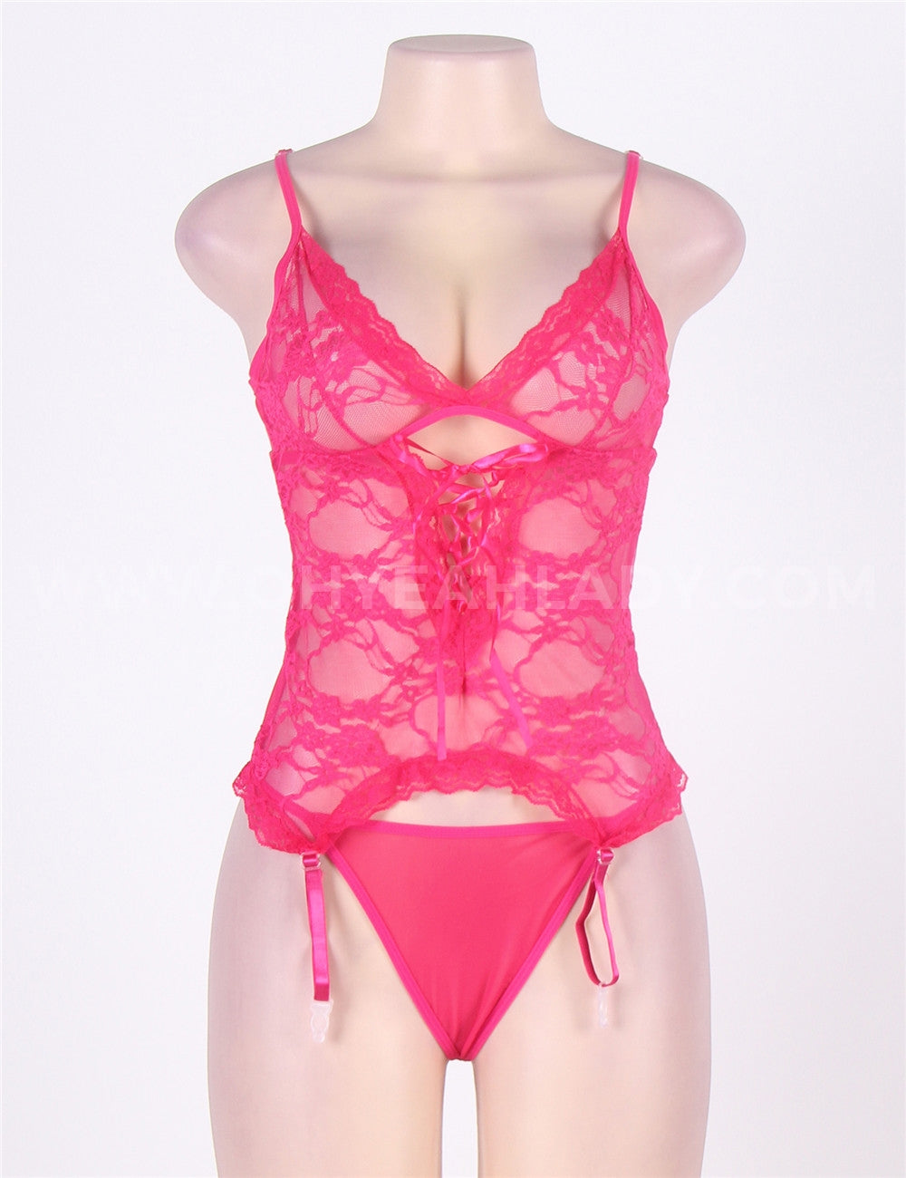 On Sale Pink Teddy With Lace Handcuff