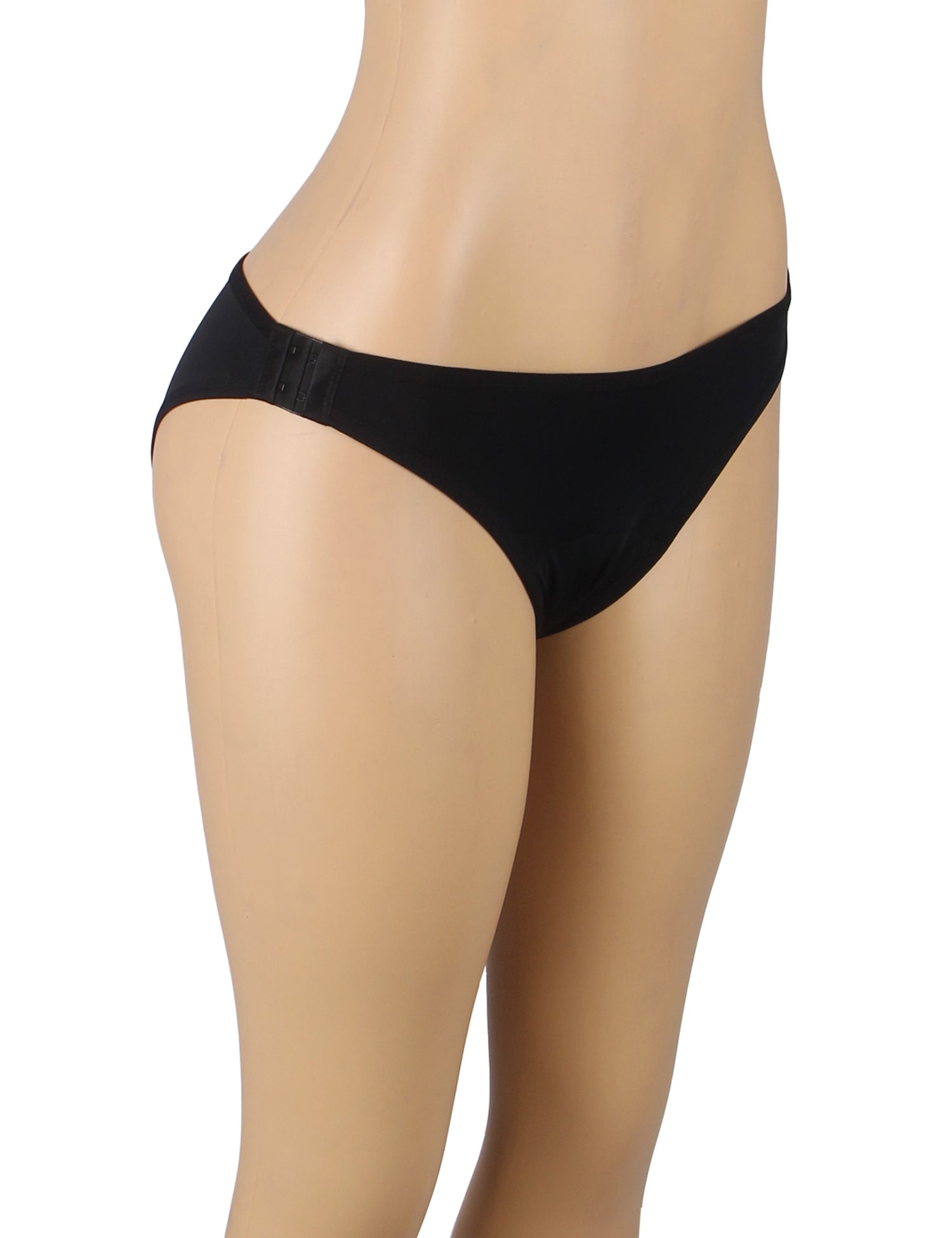 Black Openable Waist Buckles 4 Layers Leak-Proof Menstrual Underwear