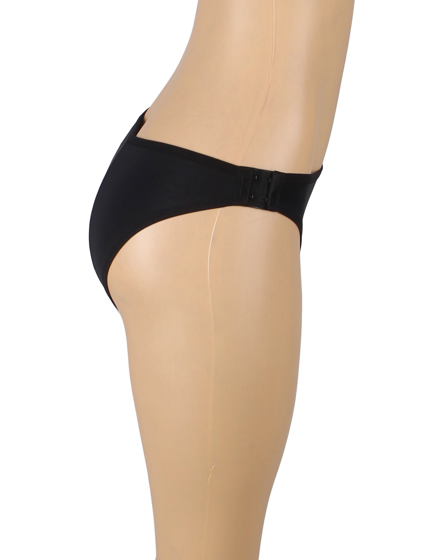 Black Openable Waist Buckles 4 Layers Leak-Proof Menstrual Underwear