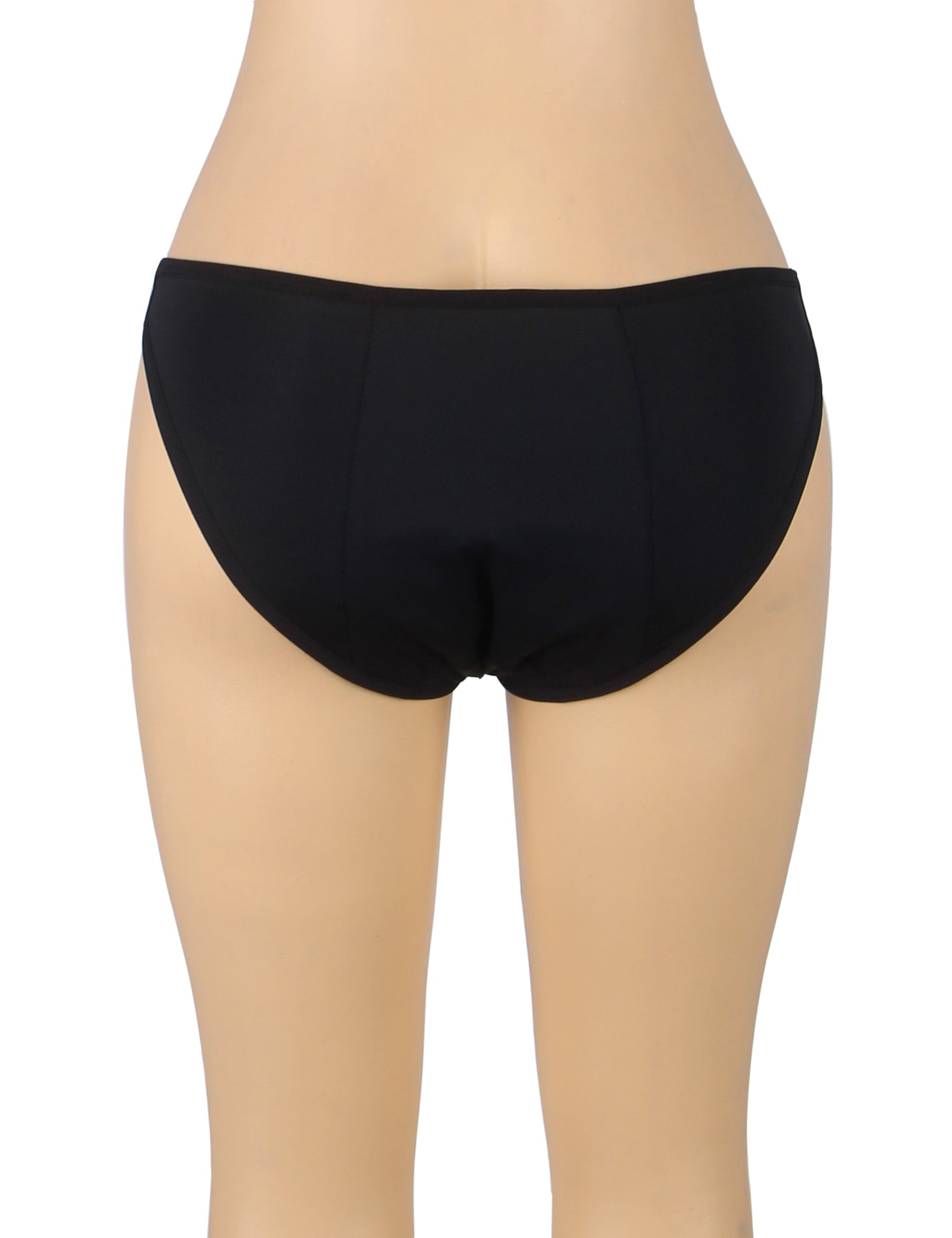 Black Openable Waist Buckles 4 Layers Leak-Proof Menstrual Underwear