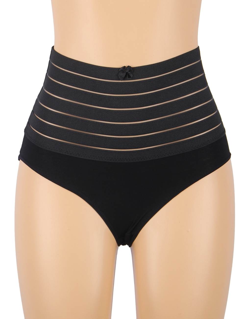 Black High-waisted Abdomen And Hip Shaping Corset Pants