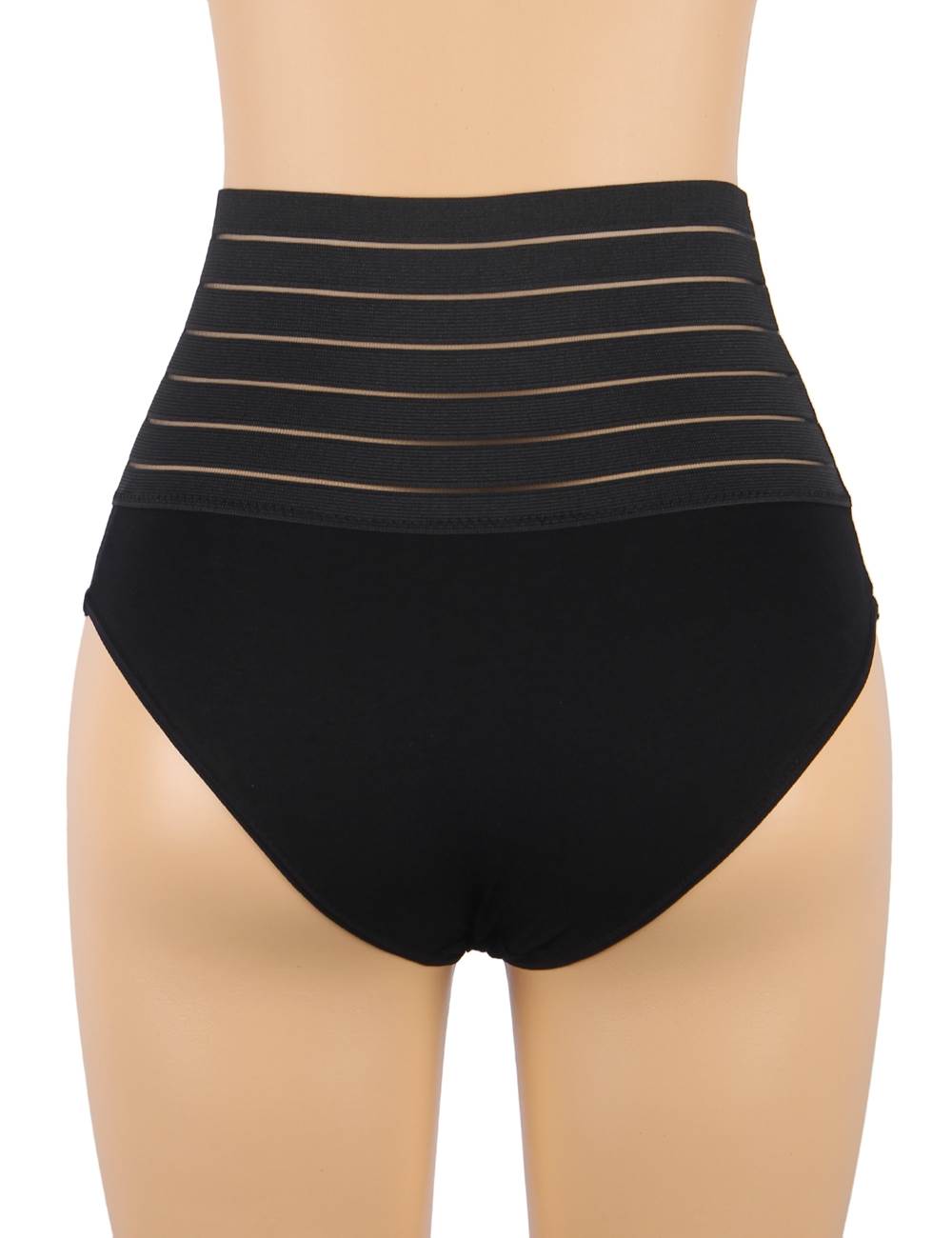 Black High-waisted Abdomen And Hip Shaping Corset Pants