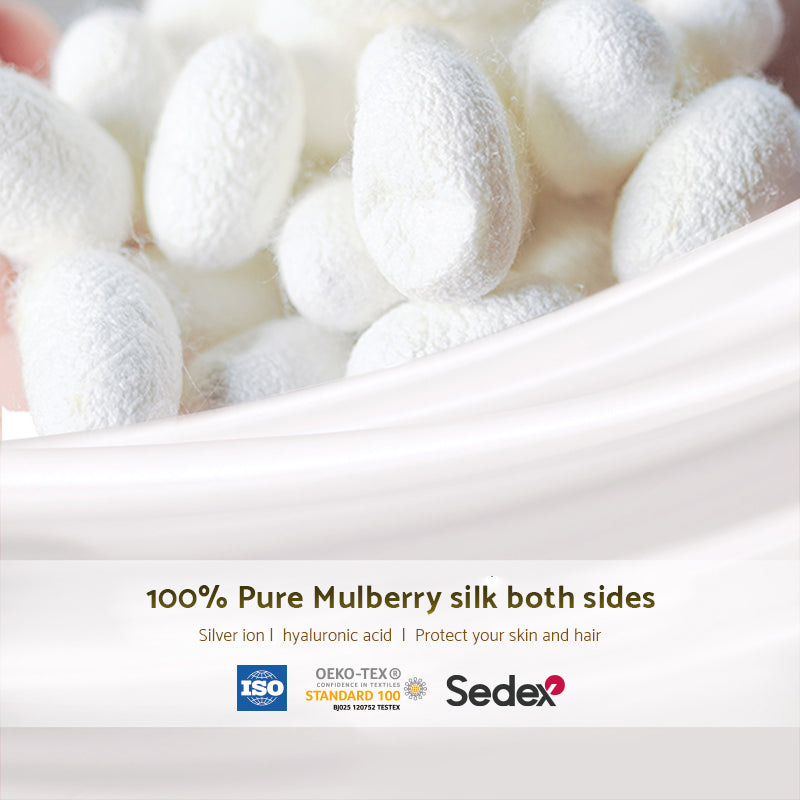 Blue Mulberry Silk Pillow Cases