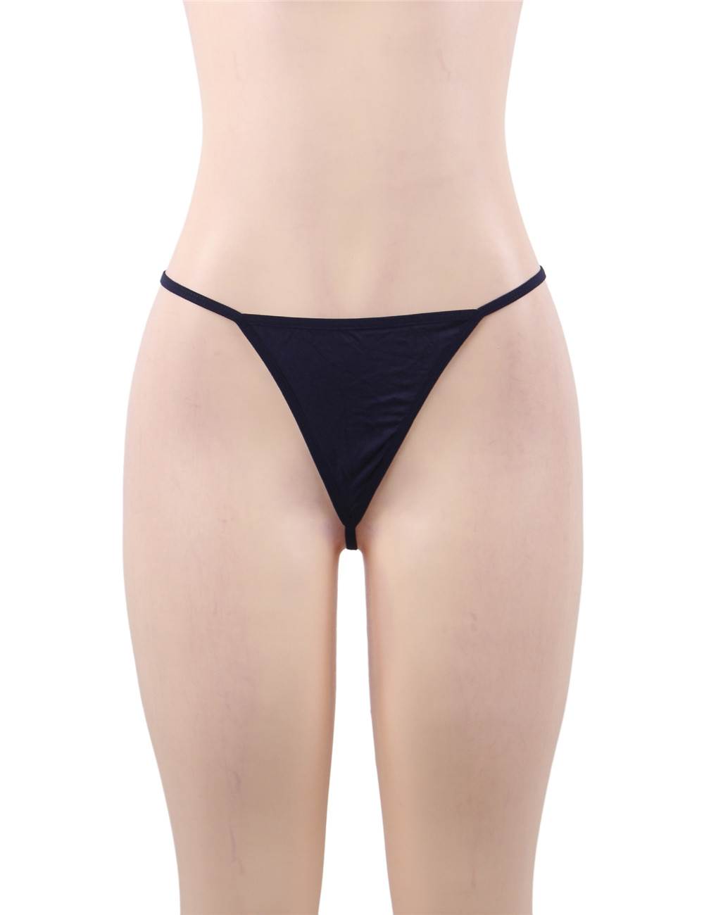 Stretchy Nightdress Deep V-neck Modal Sleepwear  with G String