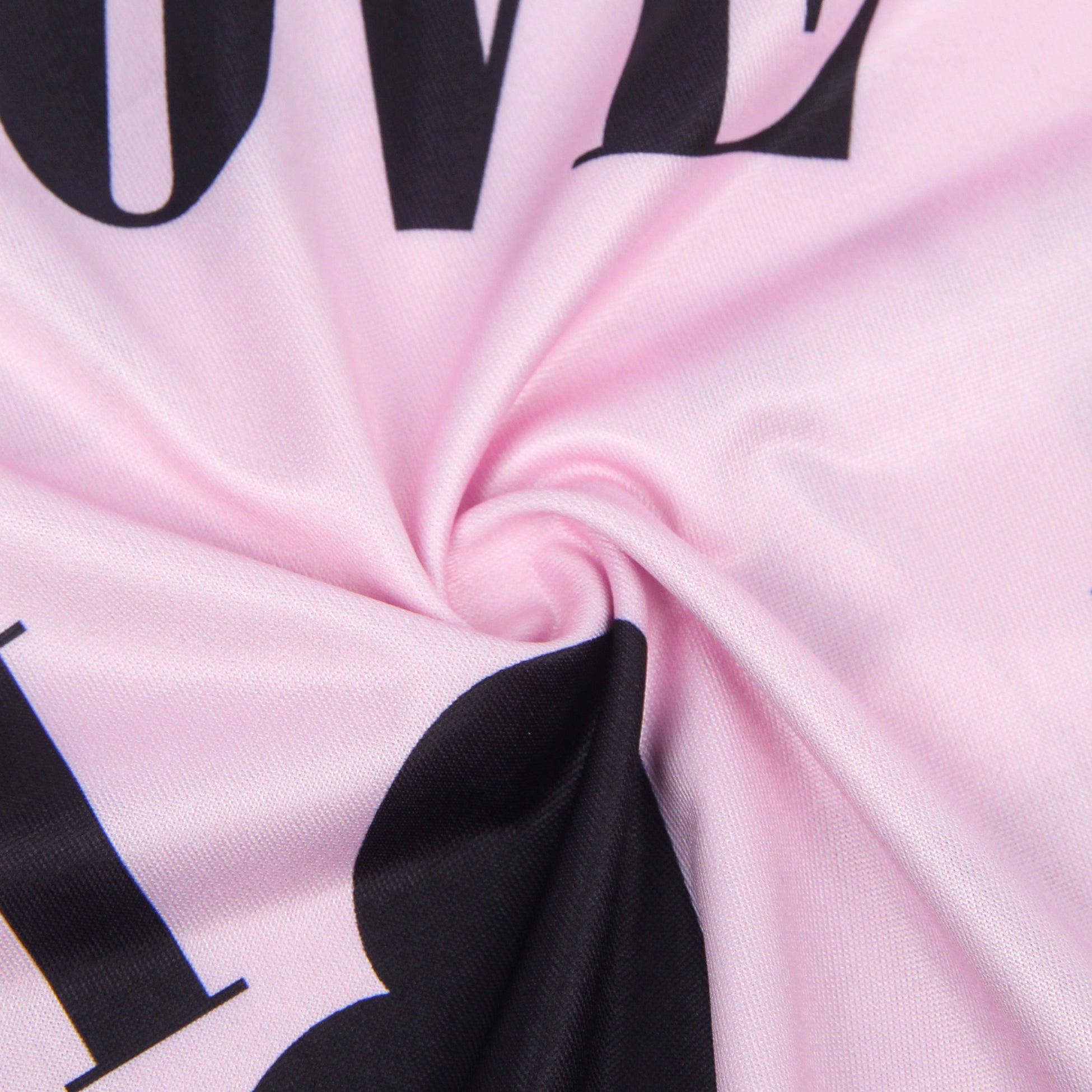 Pink Print Suspender Home Wear Pajama Set