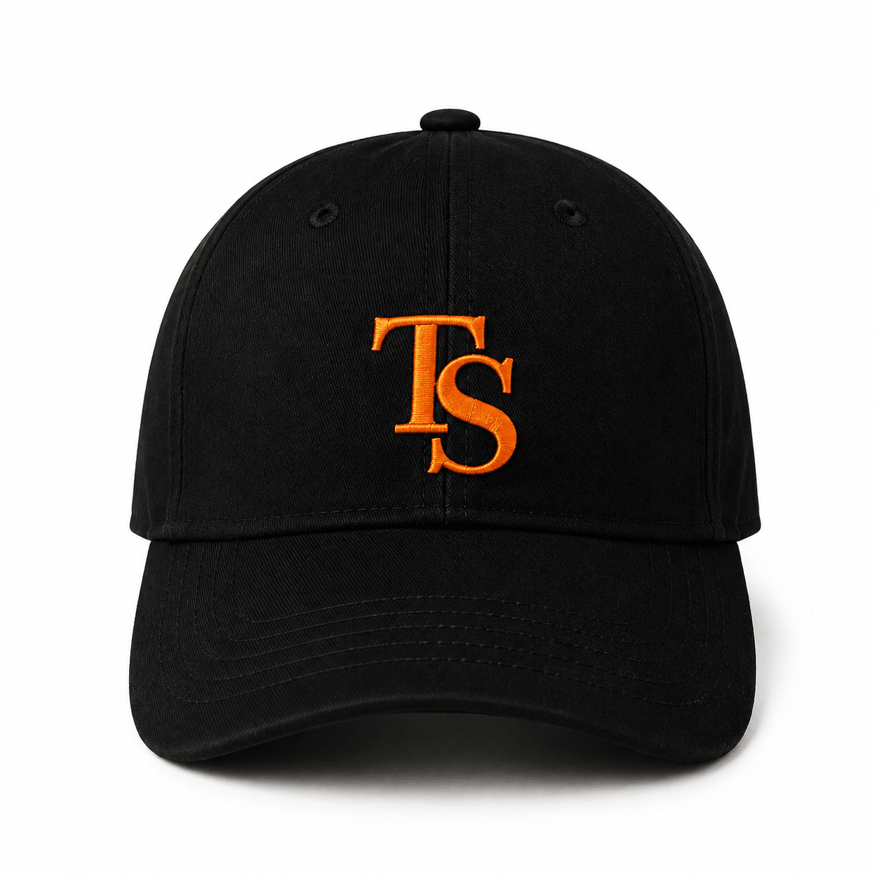 Black TEASEFASHION Signature Cotton Twill Cap - TEASEFASHION
